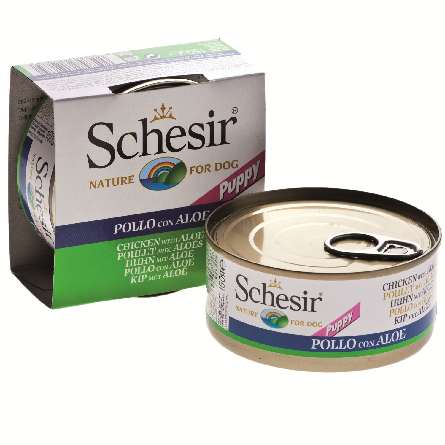 Pack Comida Húmida para Cão Júnior Frango e Aloé Terrina Schesir