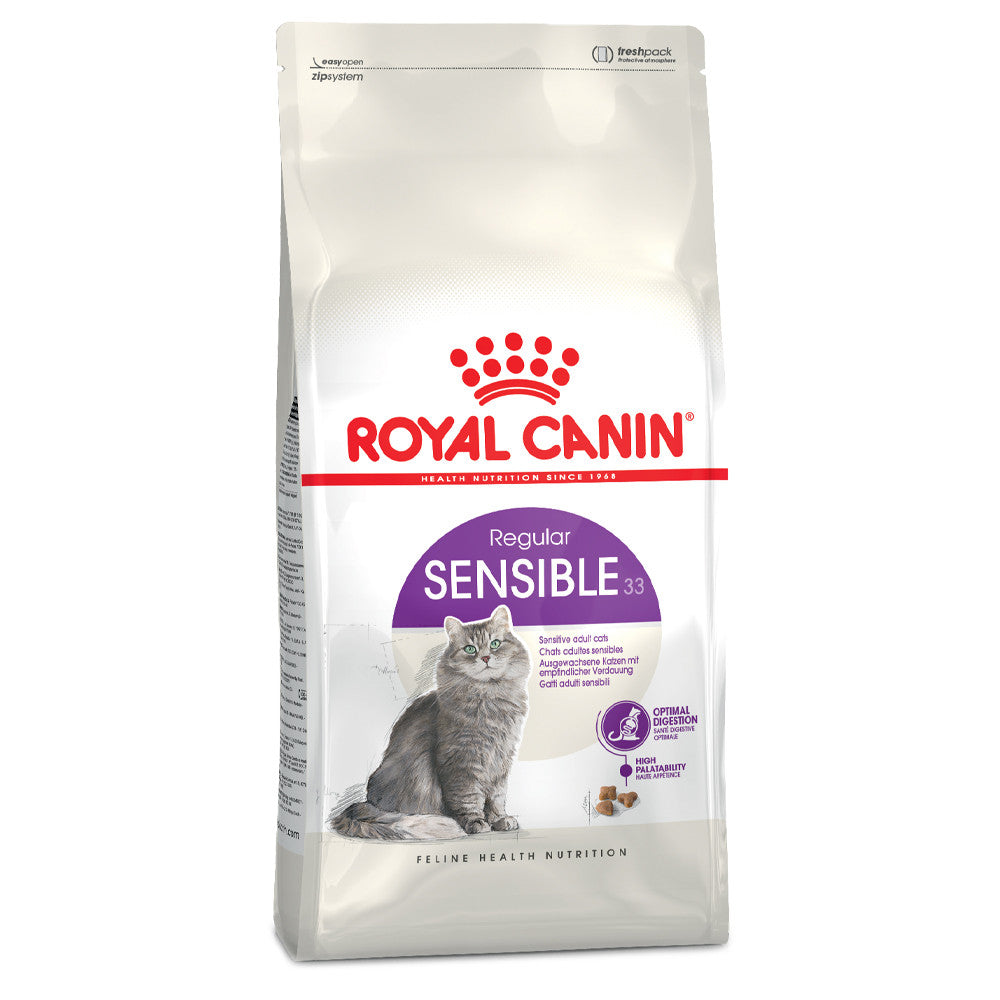Ração para Gato Adulto Sensible Regular Royal Canin