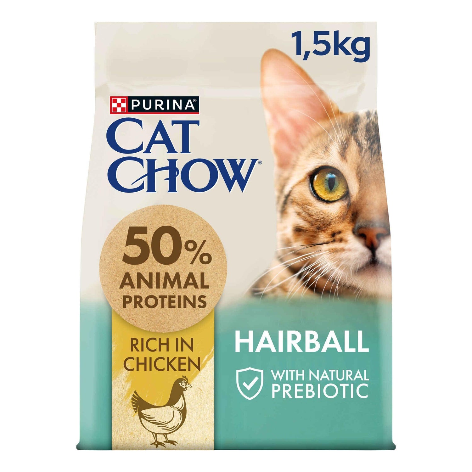 Ração para Gato Adulto Bolas de Pelo Frango Purina Cat Chow