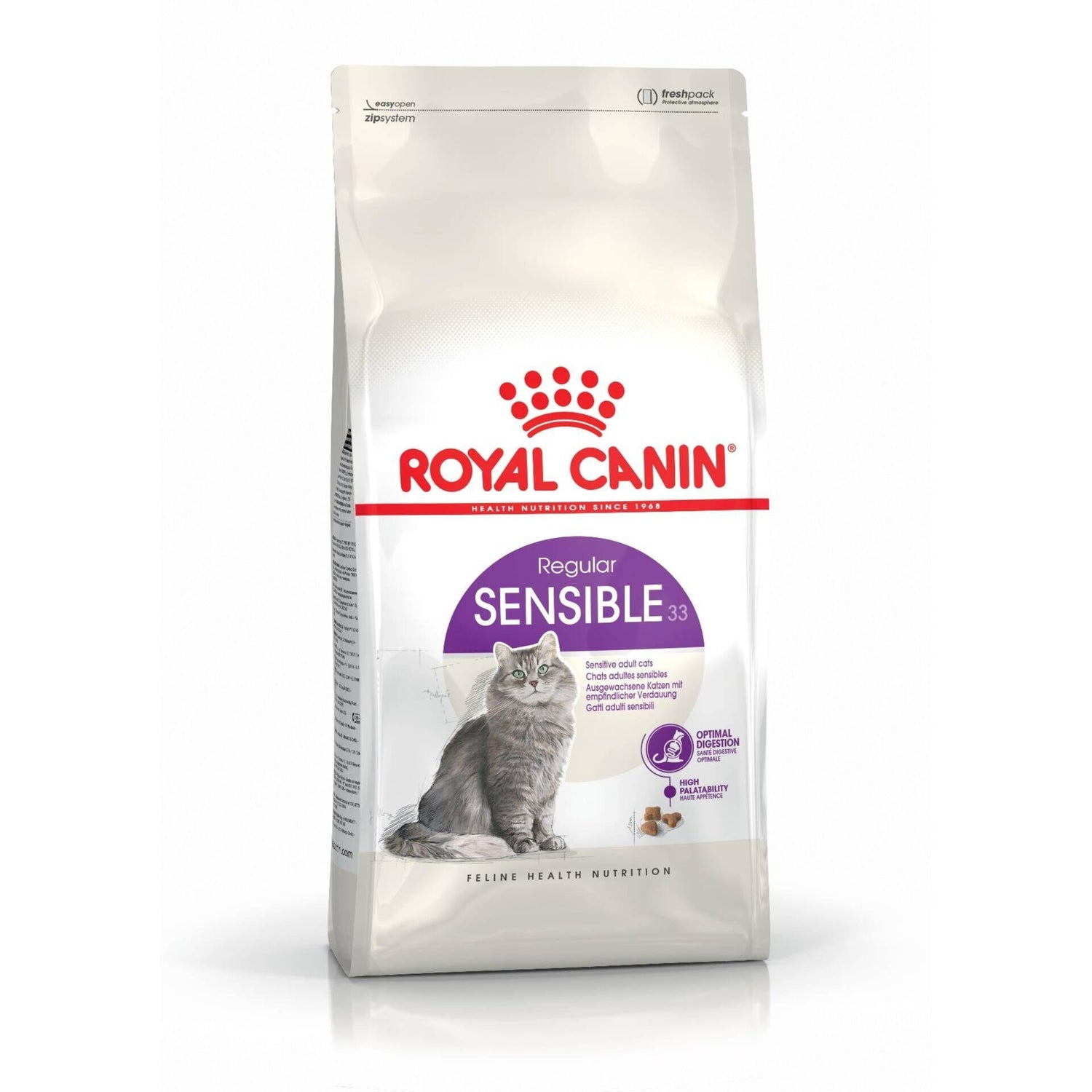 Ração para Gato Adulto Sensible Regular Royal Canin