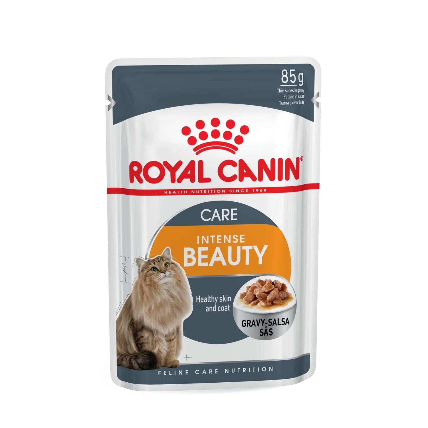 Comida Húmida para Gato Adulto Intense Beauty Saquetas Royal Canin