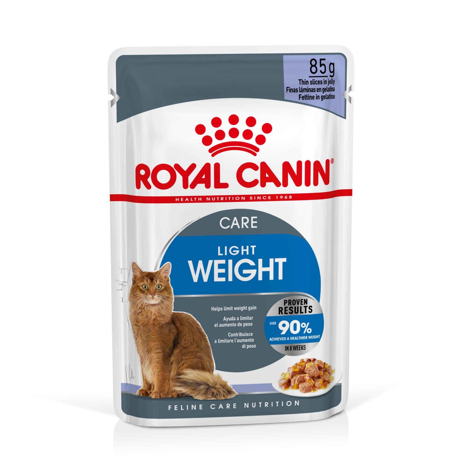 Comida Húmida para Gato Adulto Light Weight Saquetas Royal Canin