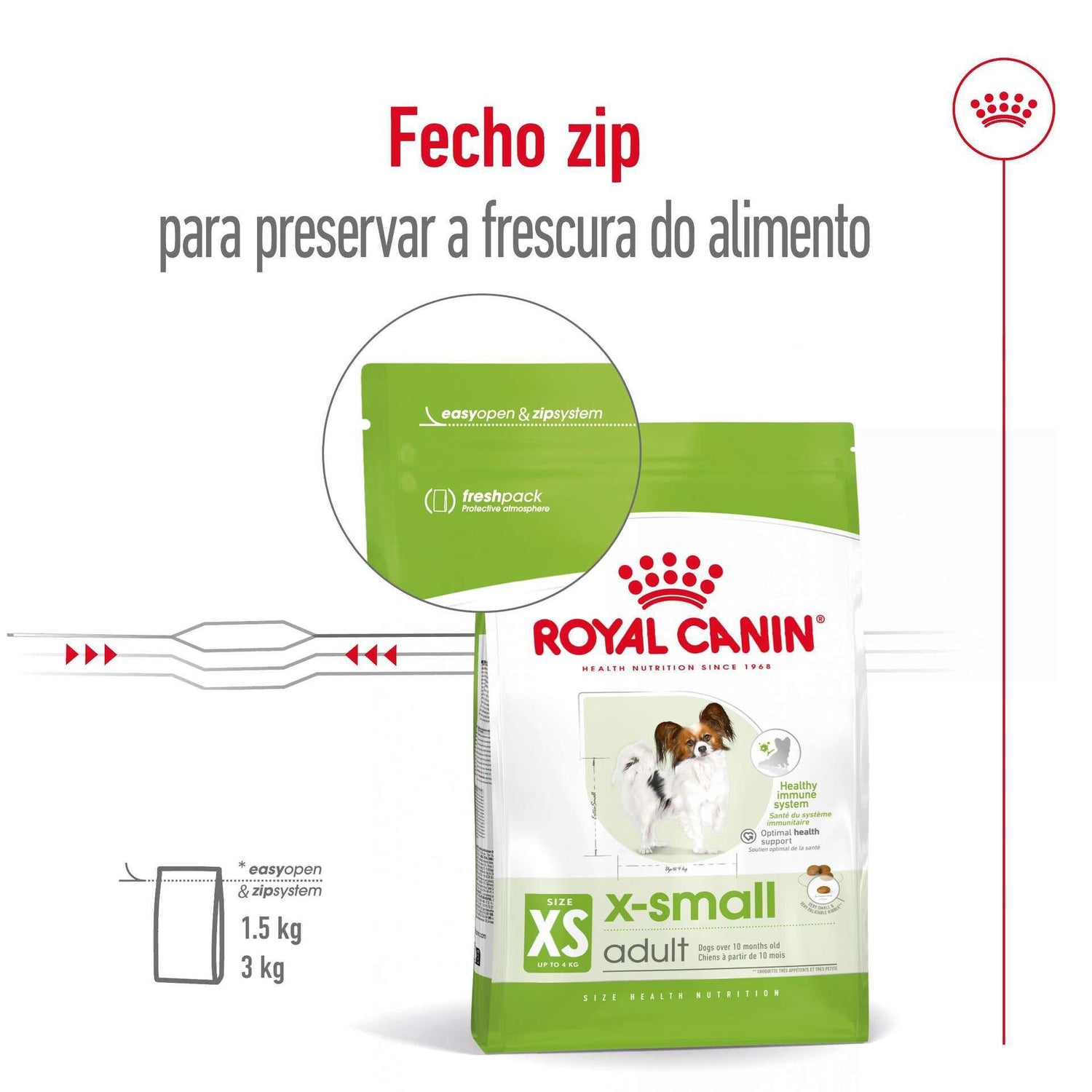 Ração para Cão Adulto Extra Mini Royal Canin