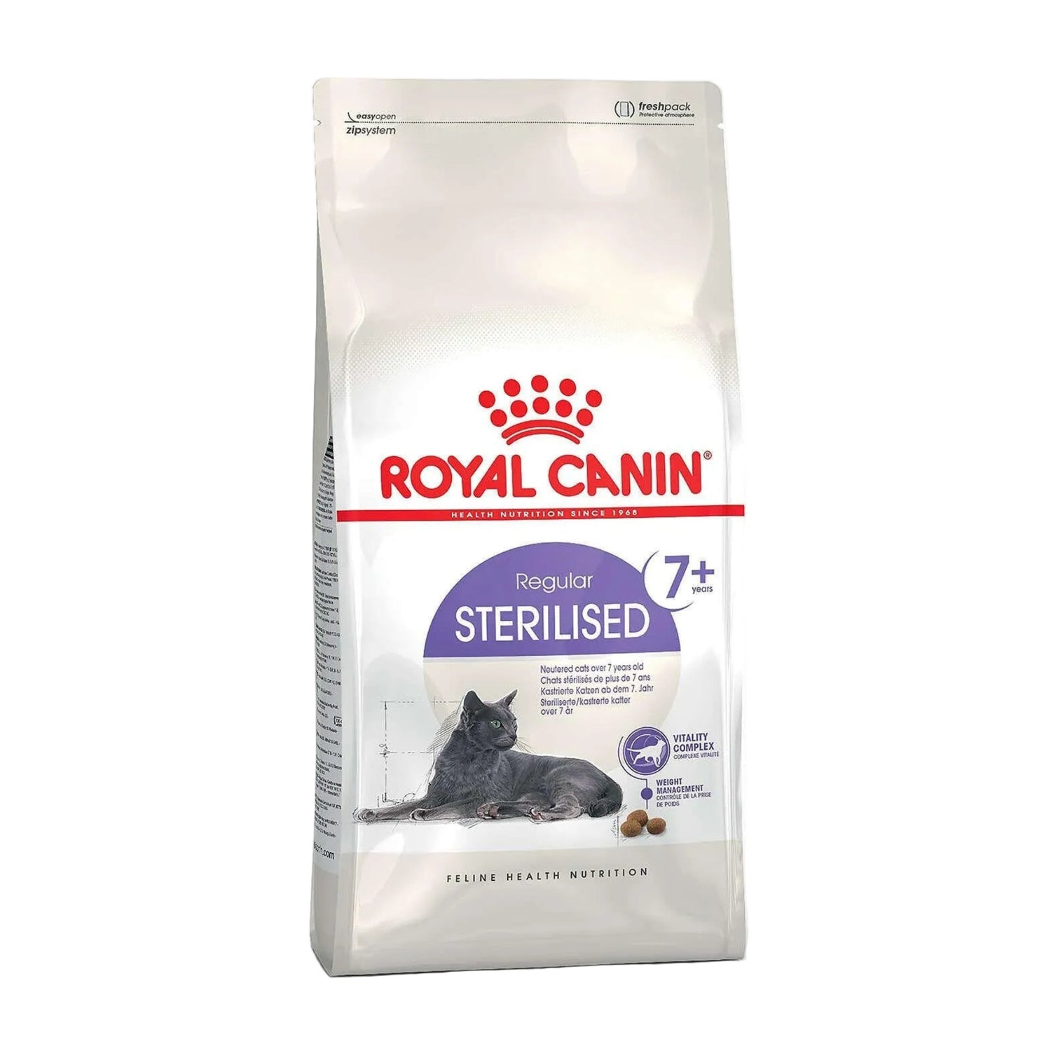 Ração para Gato Sénior Esterilizado Regular +7 Royal Canin