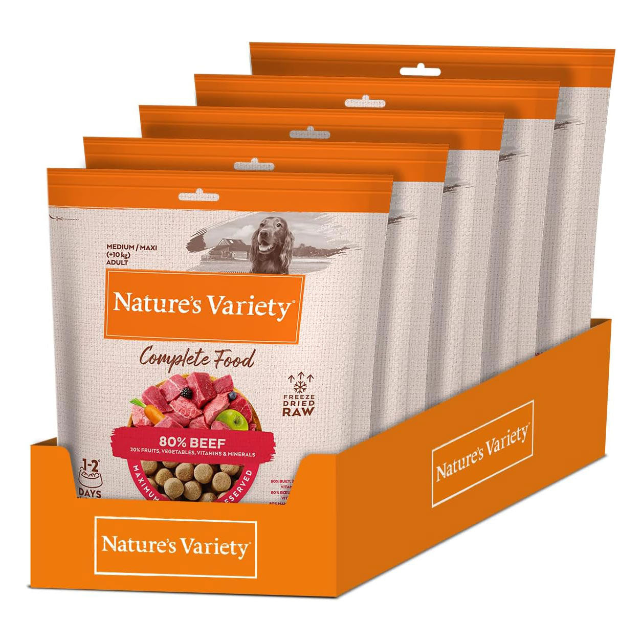 Pack Snack para Cão Adulto Meat Chunks Natural Vaca Nature'S Variety