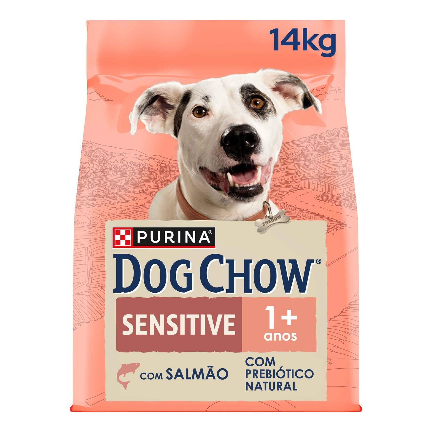 Ração para Cão Adulto Sensitive Salmão Purina Dog Chow