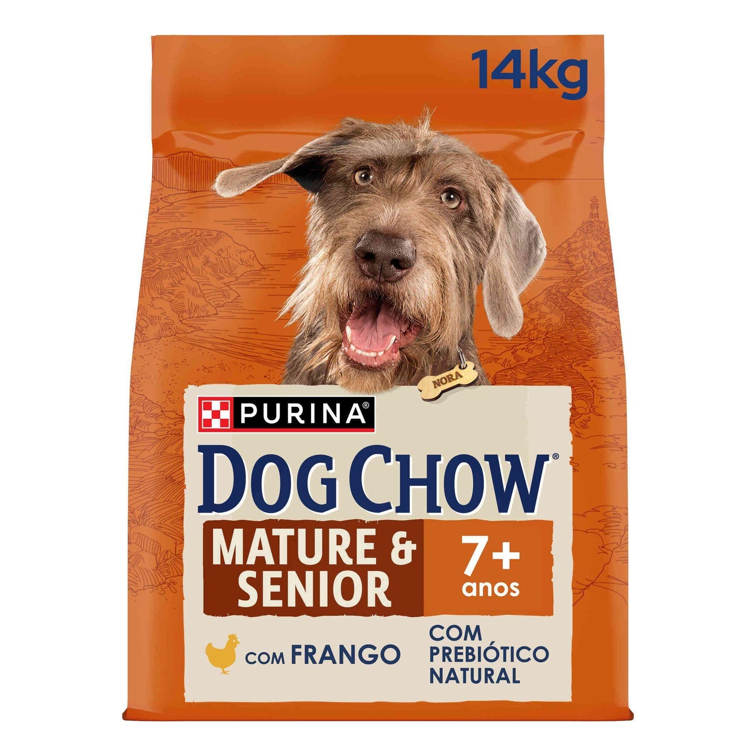 Ração para Cão Sénior Frango Purina Dog Chow