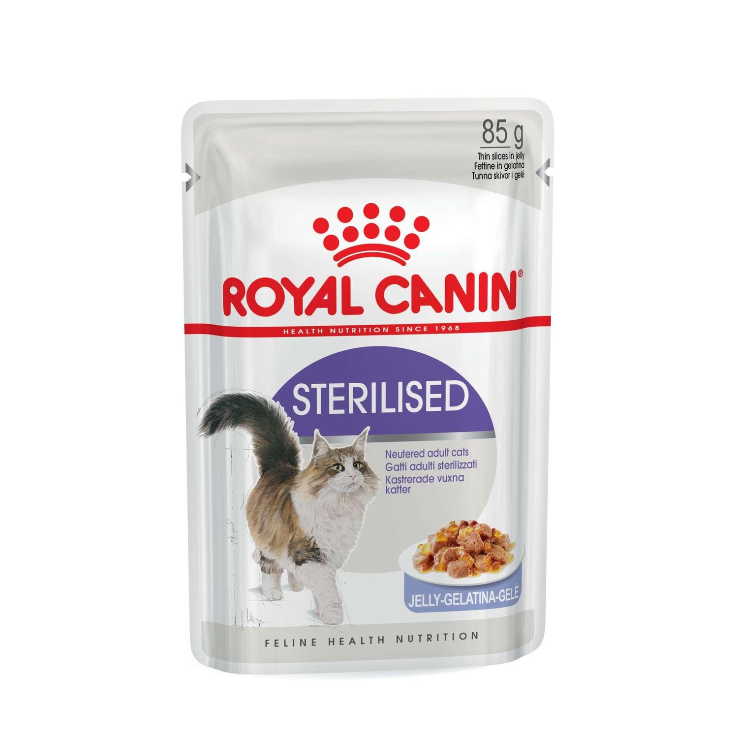 Comida Húmida para Gato Adulto Esterilizado Saquetas Gelatina Royal Canin