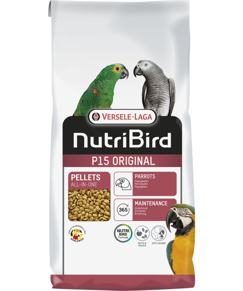 Comida para Papagaios Nutribird P15 Original Versele-Laga