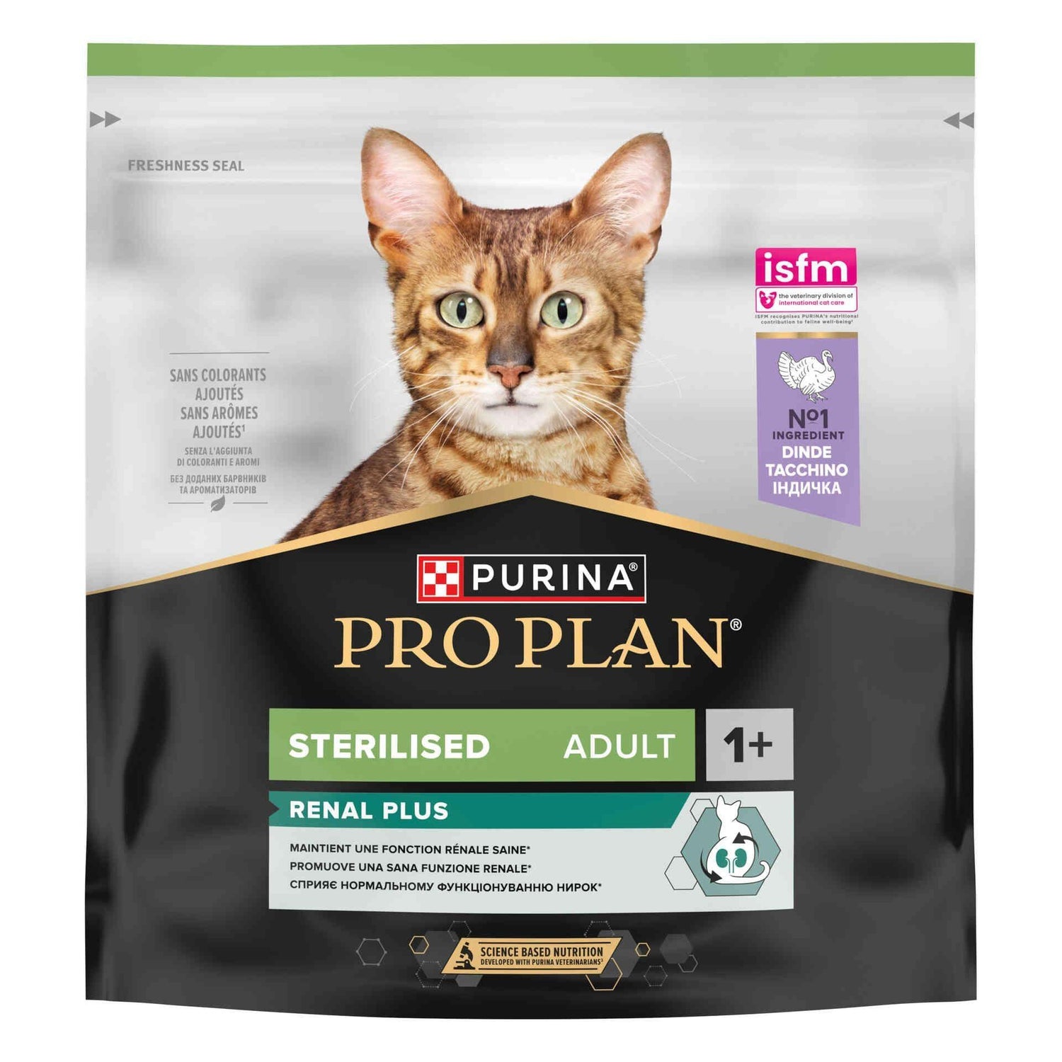 Ração para Gato Adulto Esterilizado Renal Plus Peru Purina Pro Plan