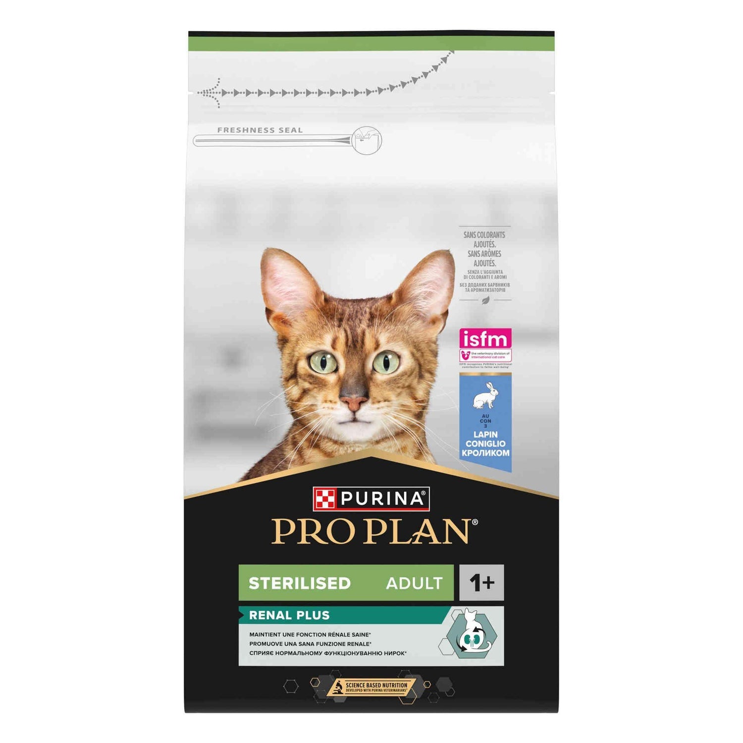 Ração para Gato Adulto Esterilizado Renal Plus Coelho Purina Pro Plan