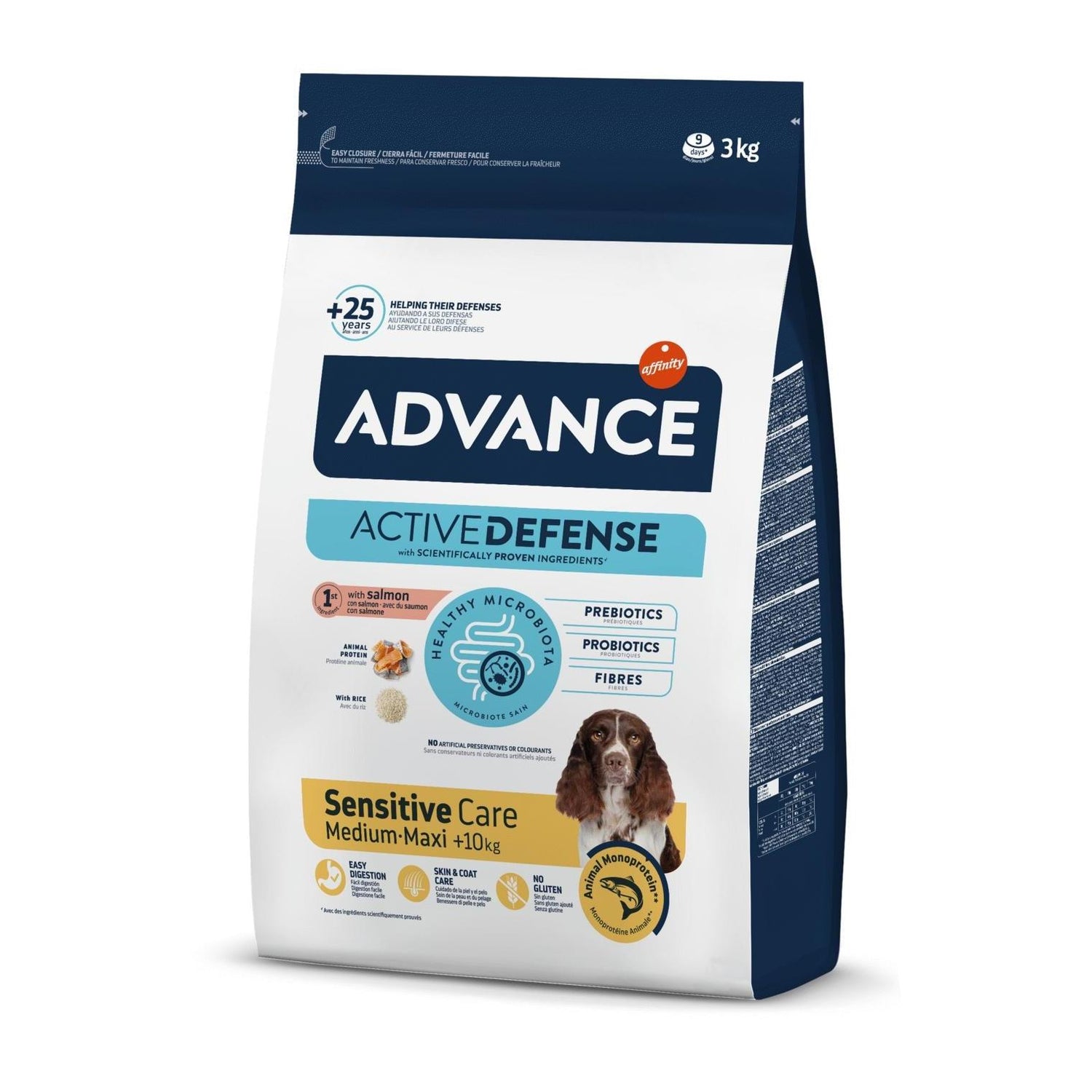 Ração para Cão Adulto Sensitive Salmão e Arroz Affinity Advance