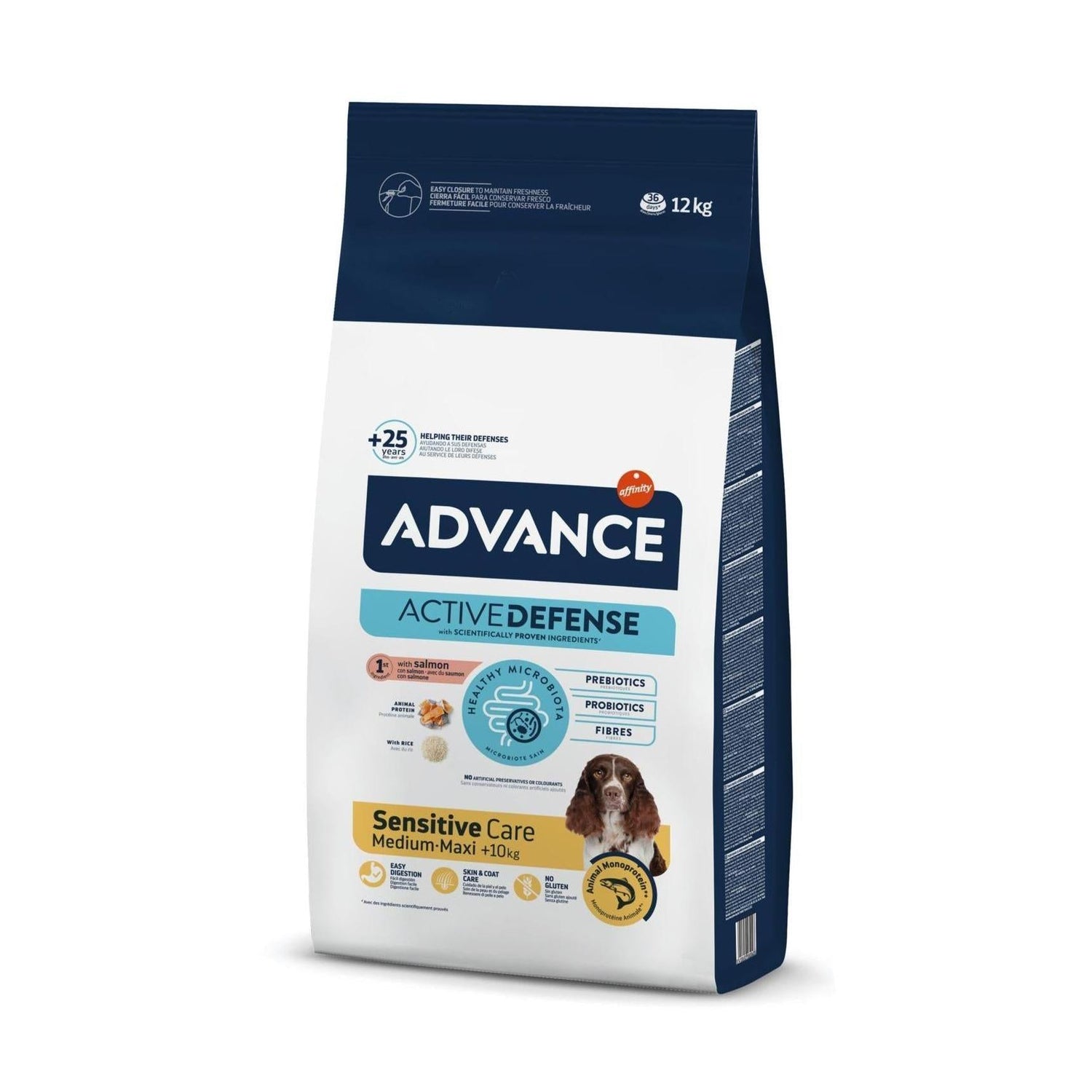 Ração para Cão Adulto Sensitive Salmão e Arroz Affinity Advance