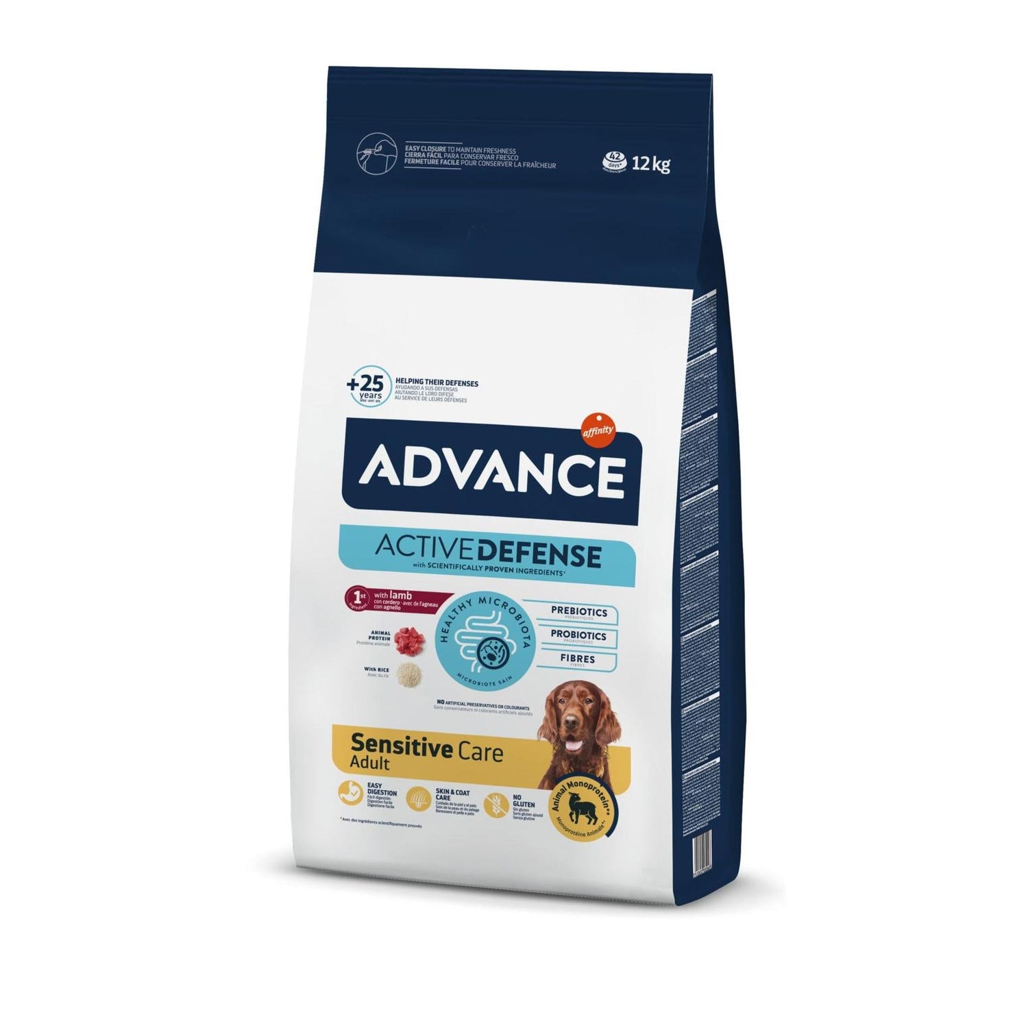 Ração para Cão Adulto All Breed Sensitive Borrego e Arroz Affinity Advance