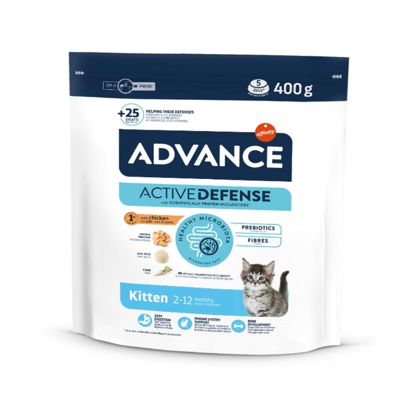 Ração para Gato Júnior Active Defense Frango e Arroz Affinity Advance