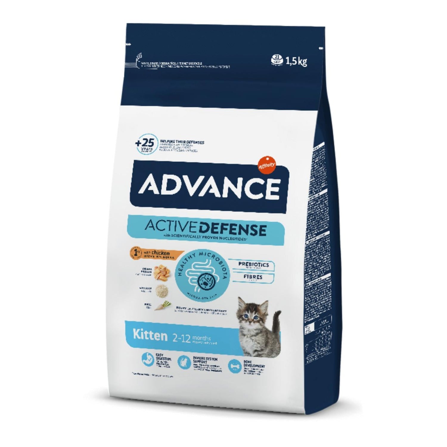 Ração para Gato Júnior Frango e Arroz Affinity Advance