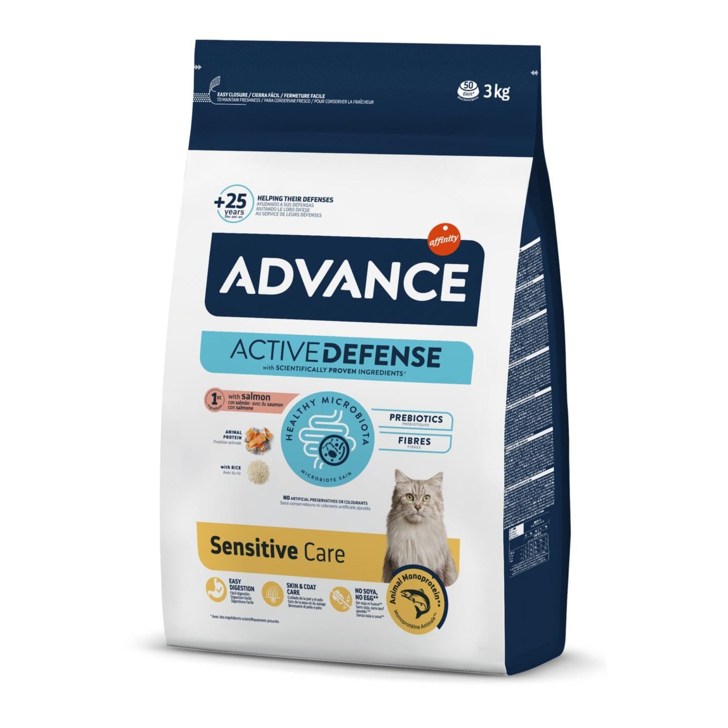 Ração para Gato Adulto Sensitive Salmão e Arroz Affinity Advance
