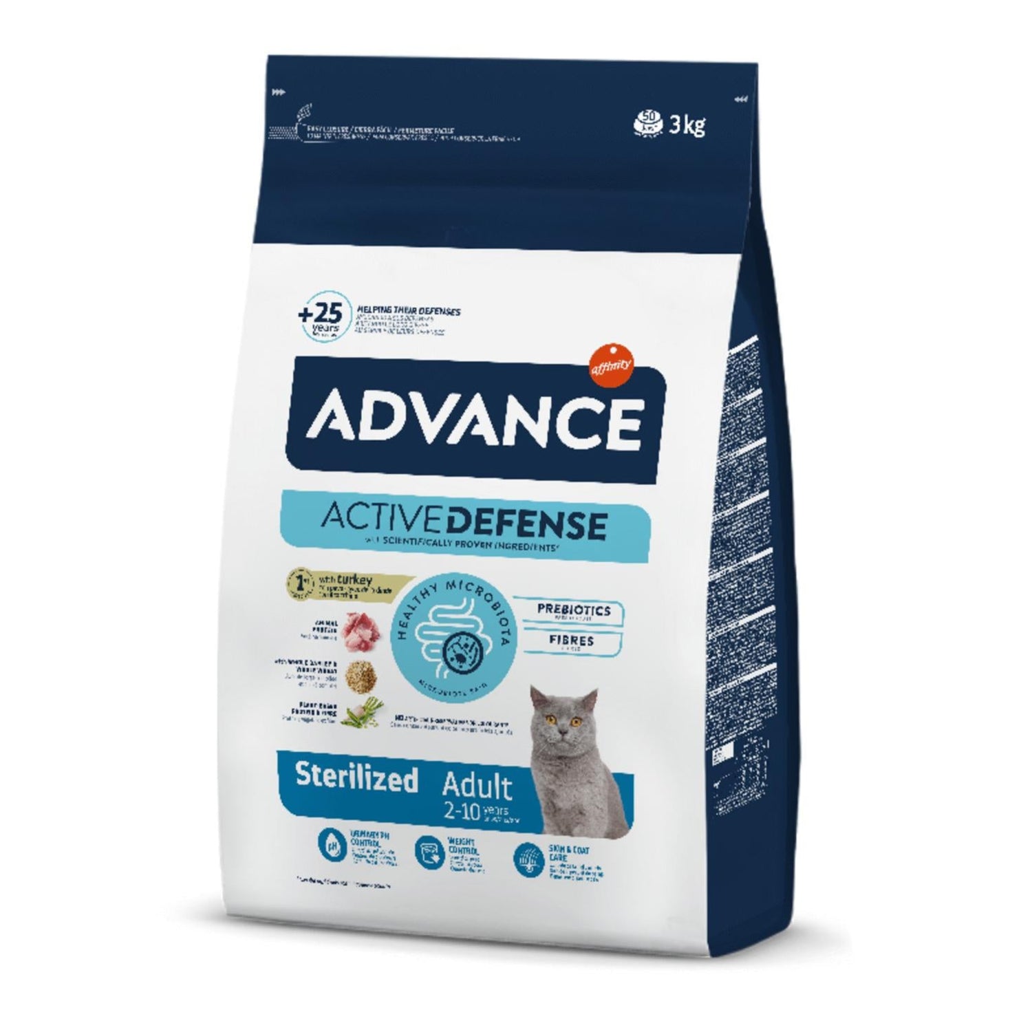 Ração para Gato Adulto Esterilizado Peru Affinity Advance