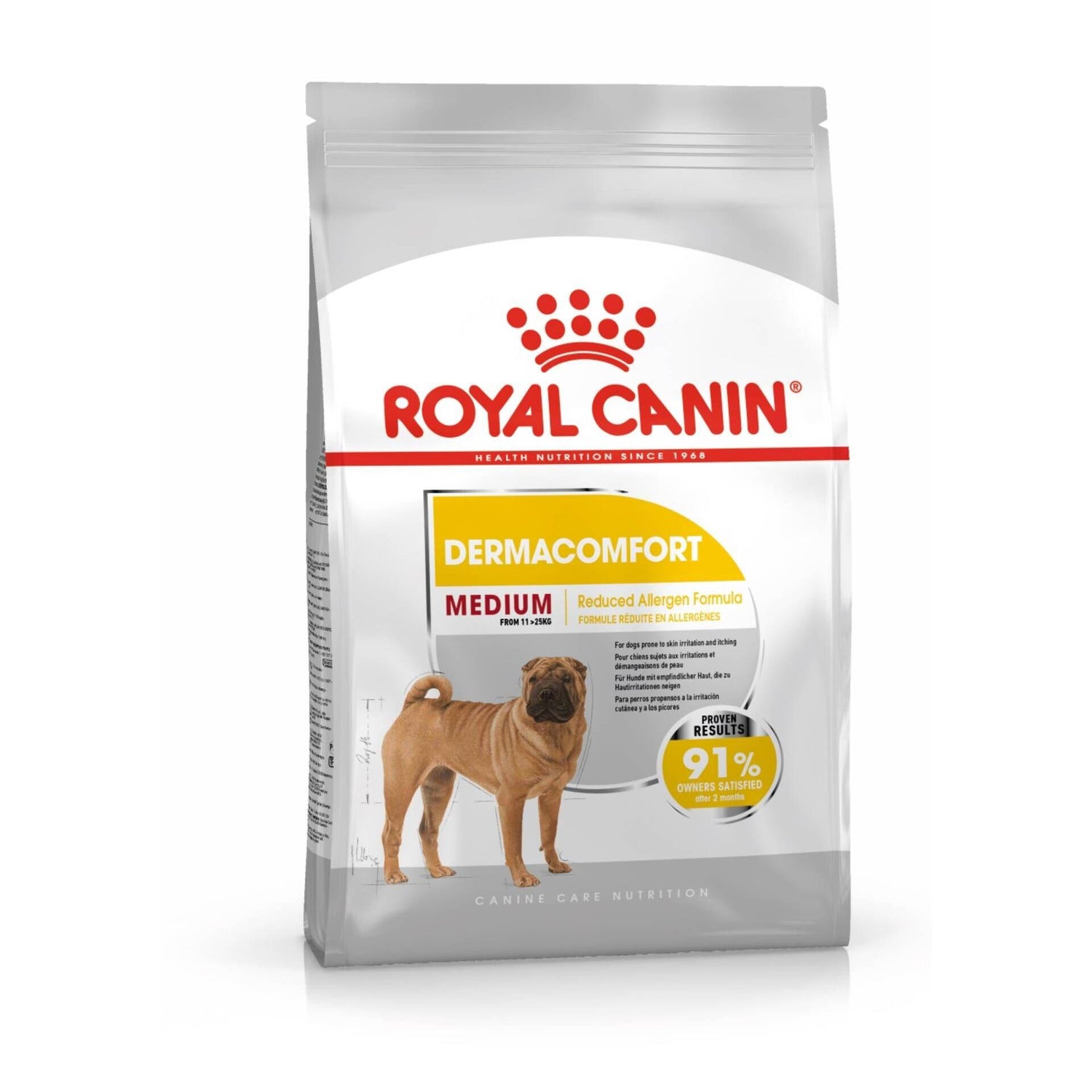 Ração para Cão Adulto Médio Dermacomfort Royal Canin