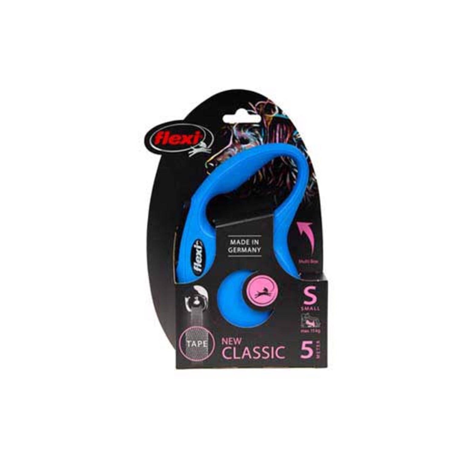 Trela para Cão New Classic Azul Flexi