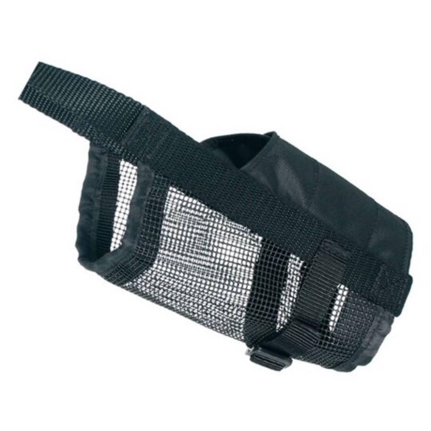 Açaime para Cão Ajustável com Rede Nylon Preto Trixie