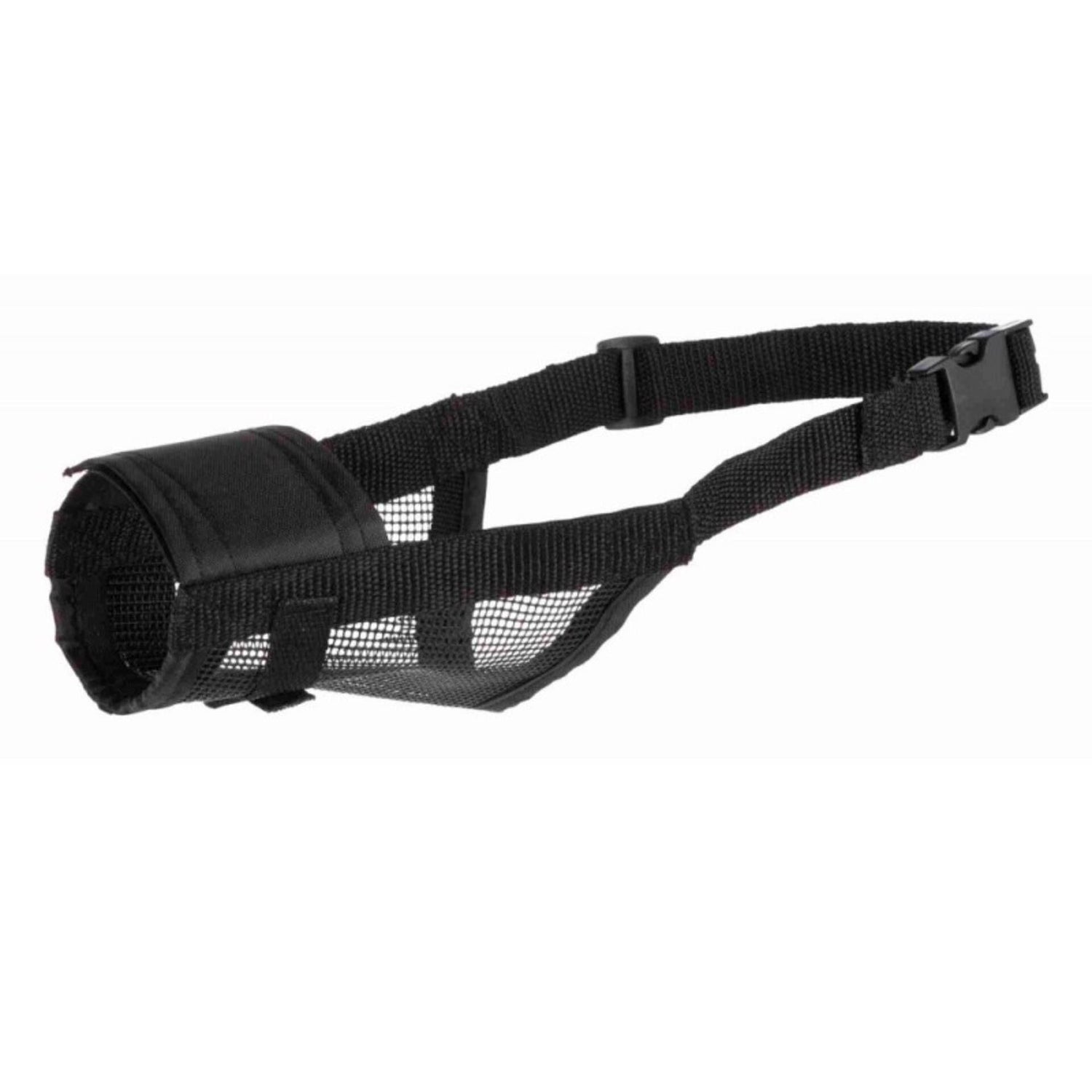 Açaime para Cão Ajustável com Rede Nylon Preto Trixie