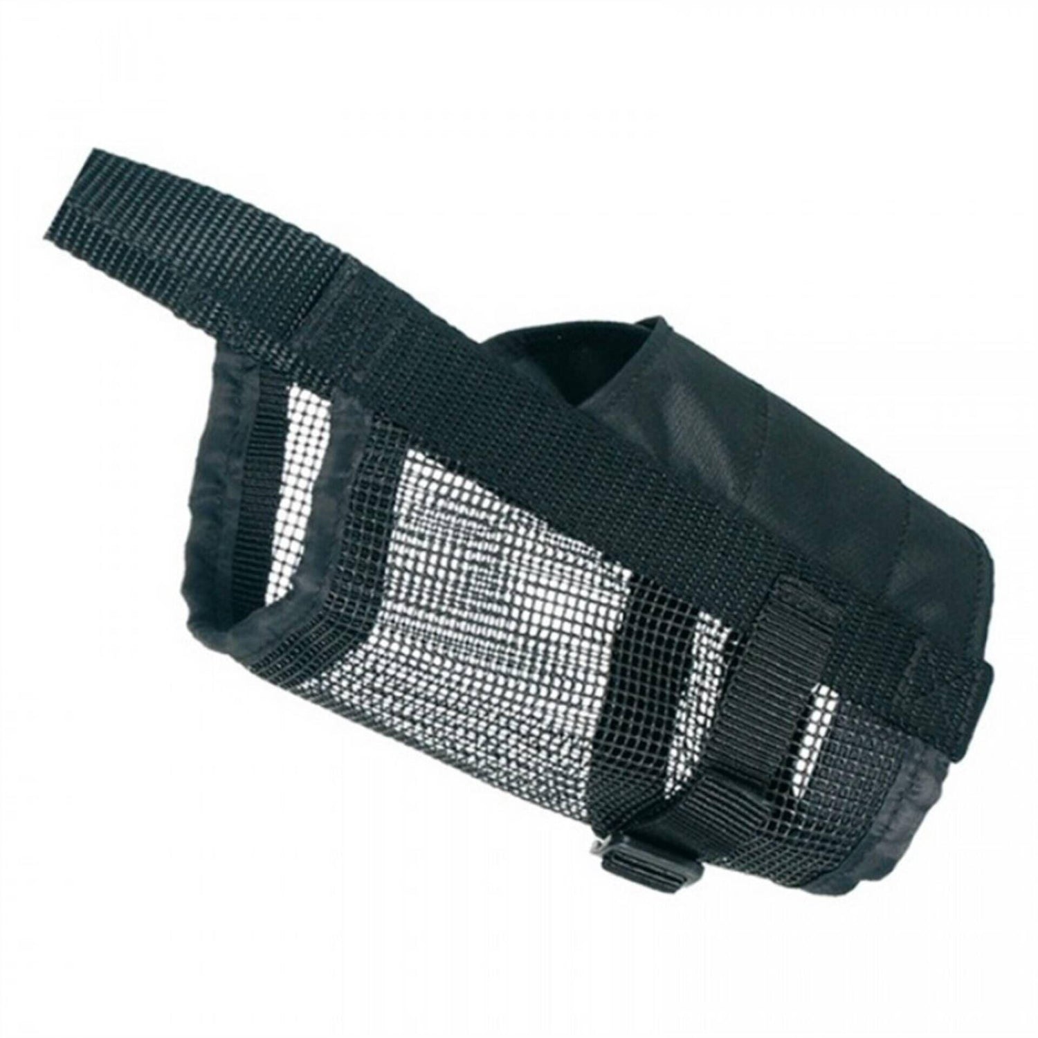 Açaime para Cão Ajustável com Rede Nylon Preto Trixie