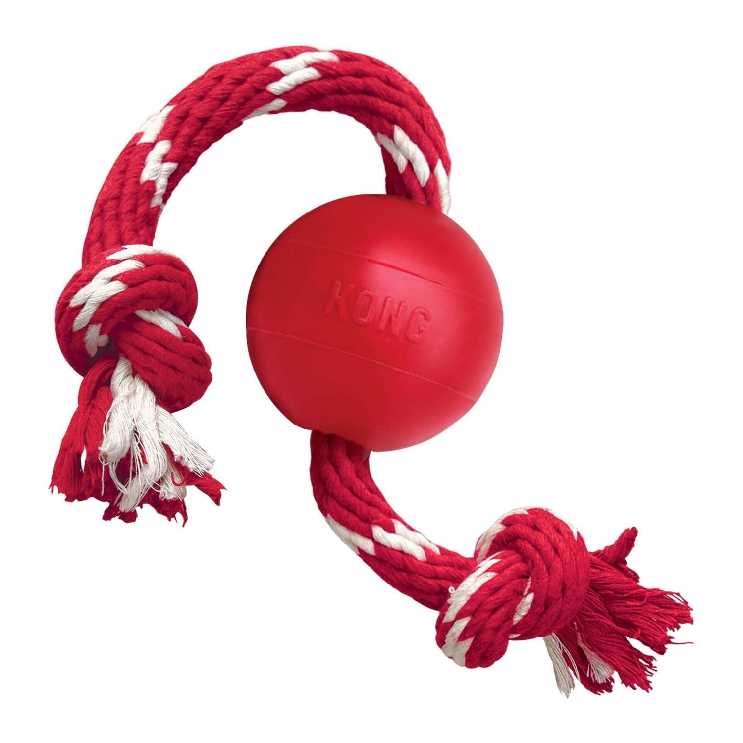 Brinquedo para Cão Bola Com Corda Kong