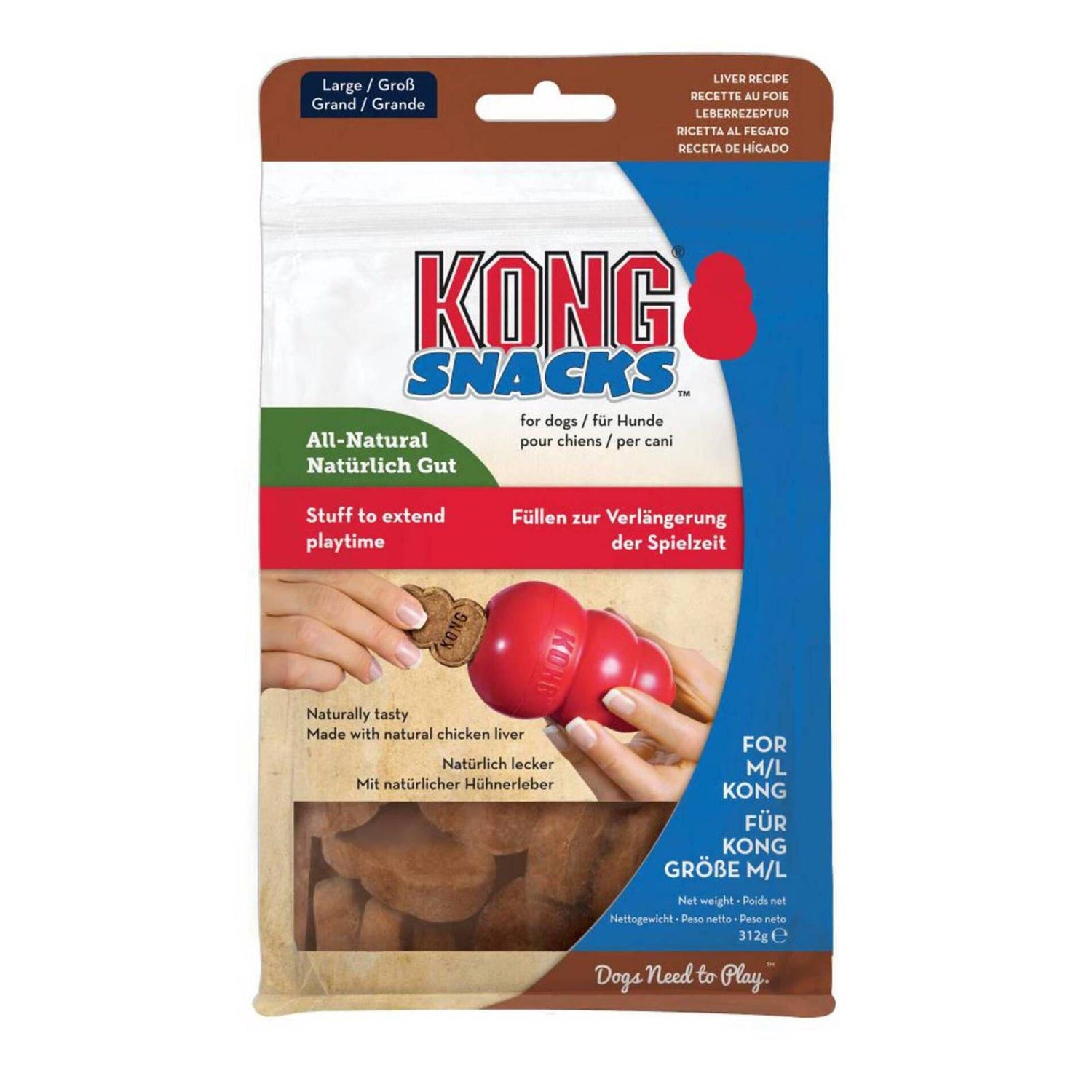 Snack para Cão Maxi Natural Frango Kong