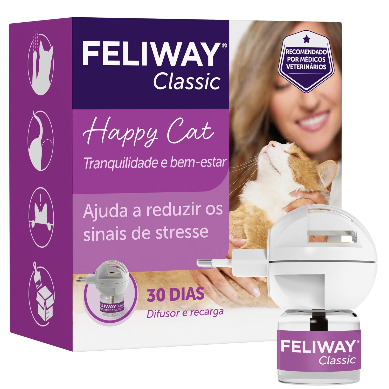 Difusor Feliway Classic + Recarga 48ml