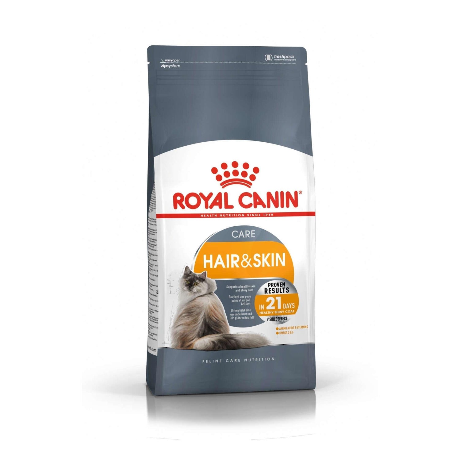 Ração para Gato Adulto Pelo e Pele Royal Canin