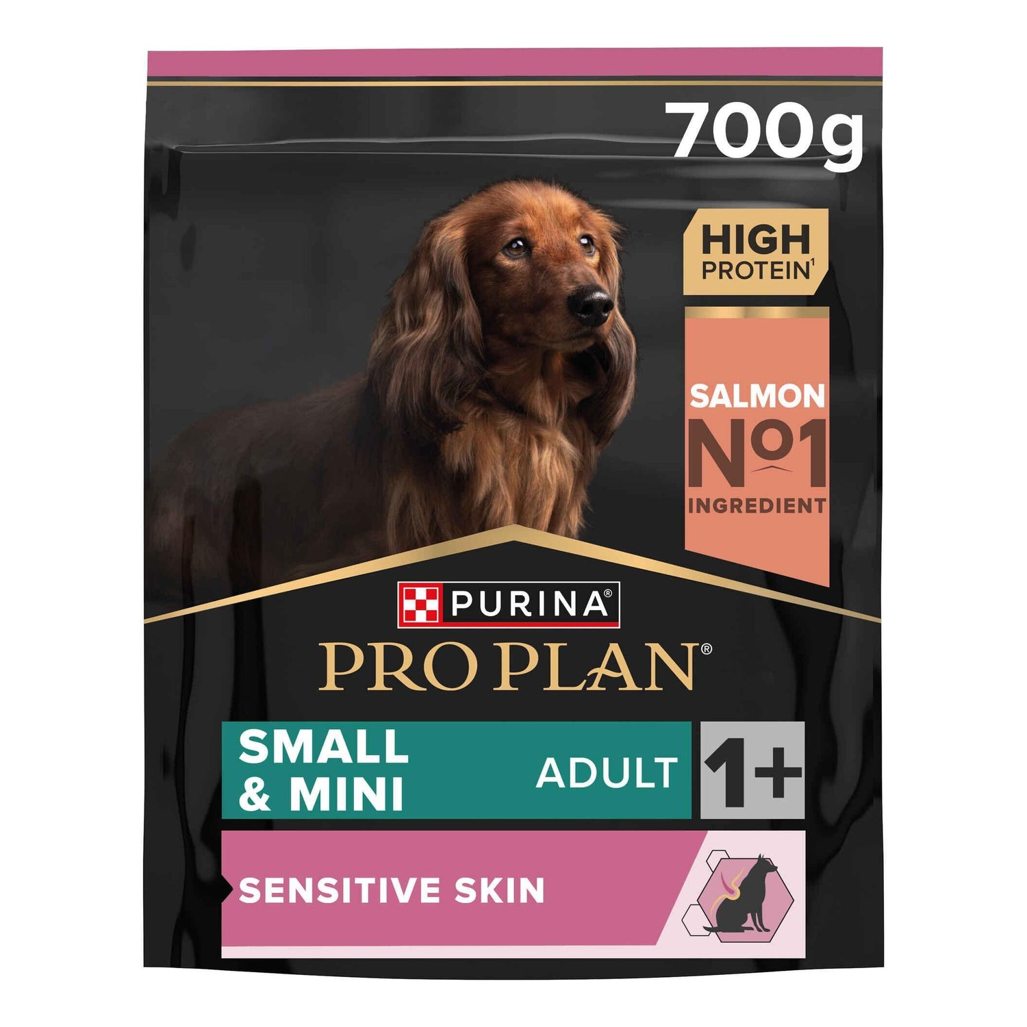 Ração para Cão Adulto Mini Pele Sensível Optiderma Purina Pro Plan