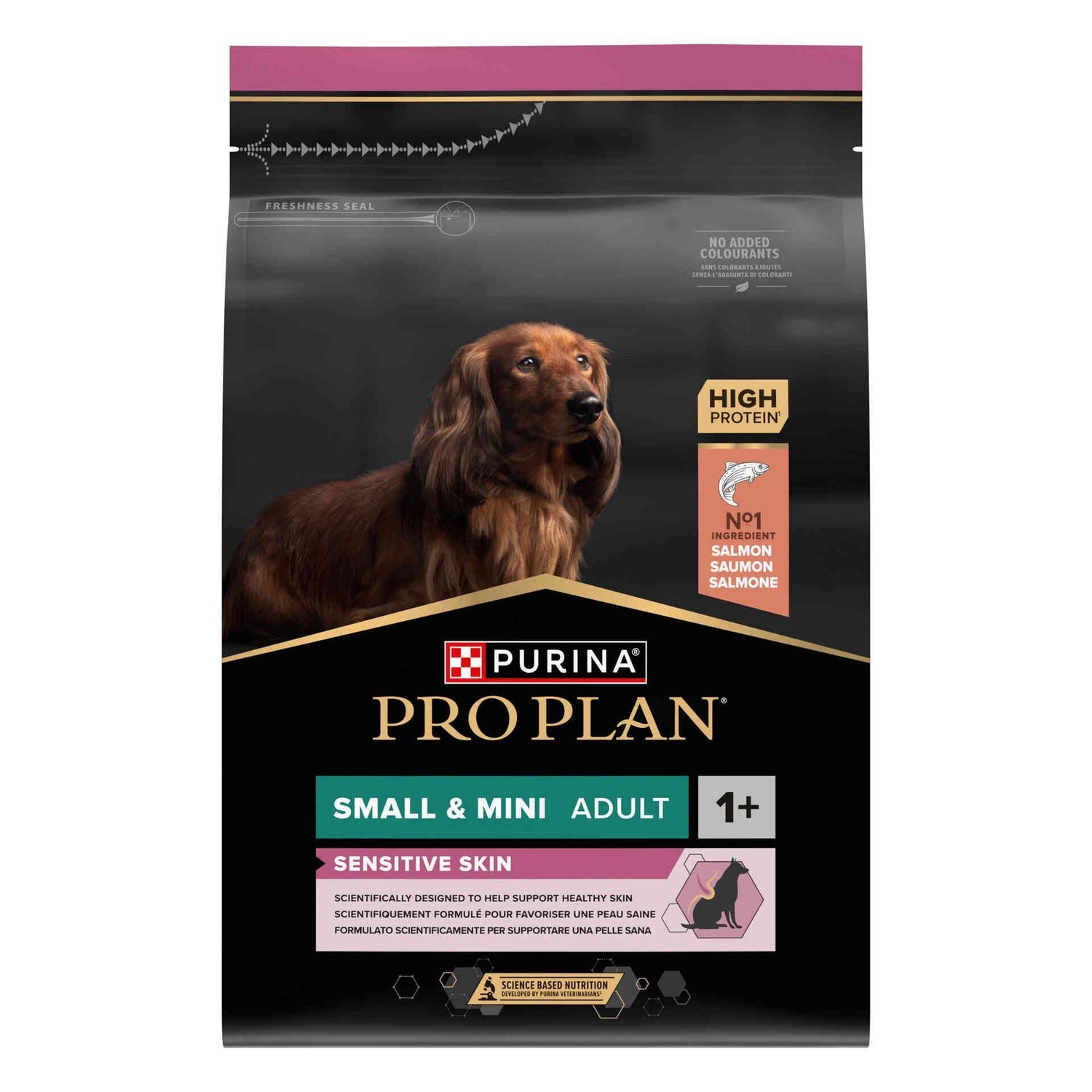 Ração para Cão Adulto Mini Sensitive Skin Salmão Purina Pro Plan