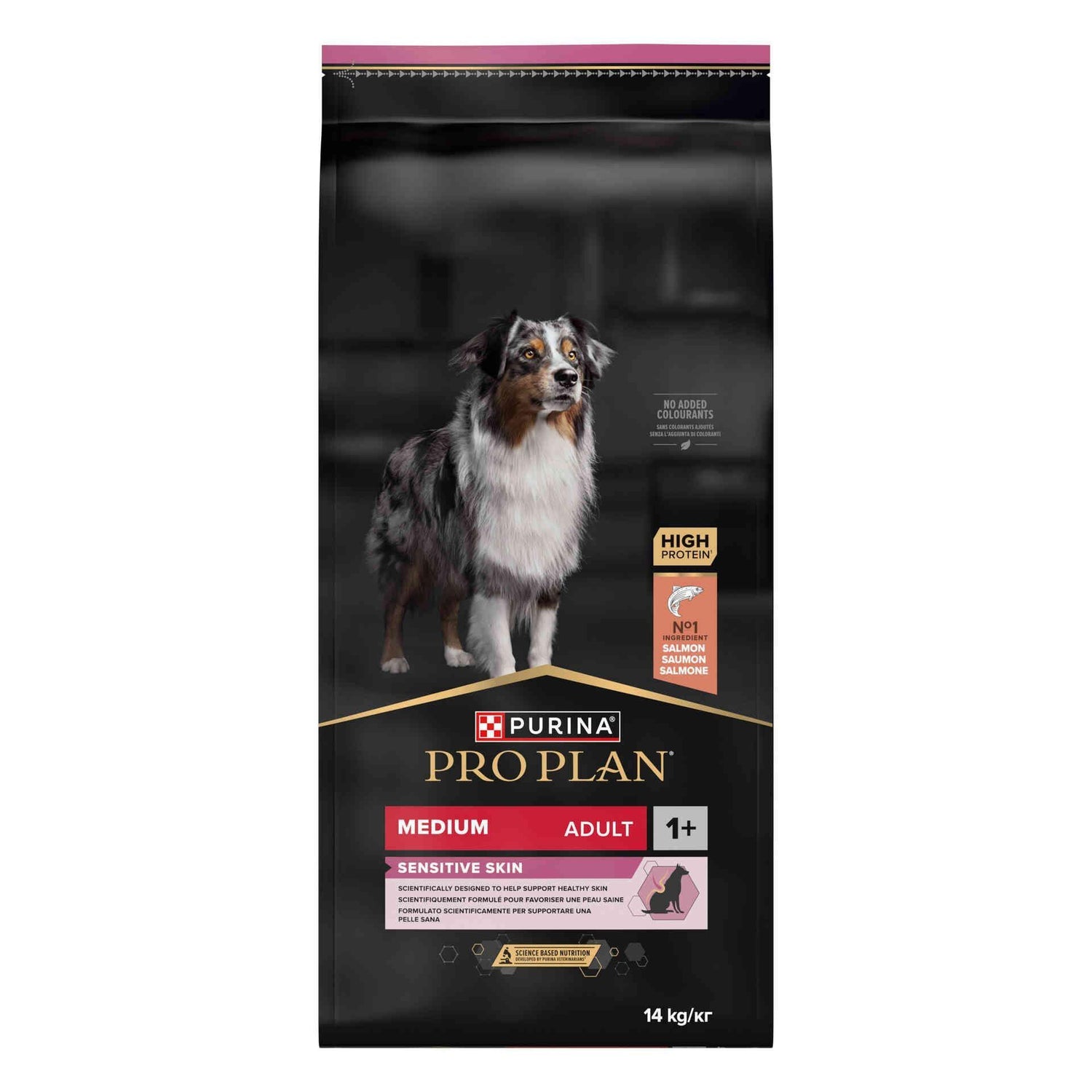 Ração para Cão Adulto Médio Sensitive Skin Salmão Purina Pro Plan