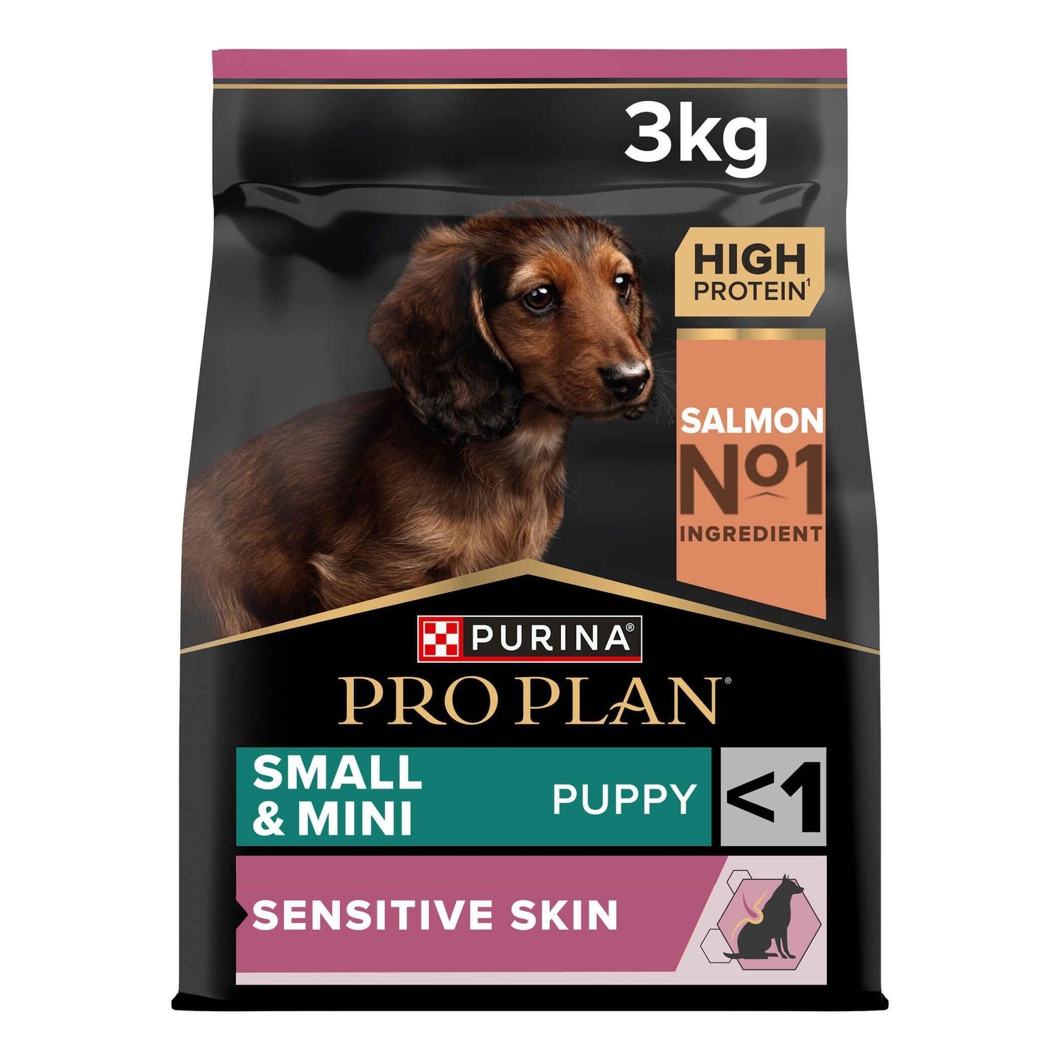 Ração para Cão Júnior Mini Sensitive Skin Salmão Purina Pro Plan