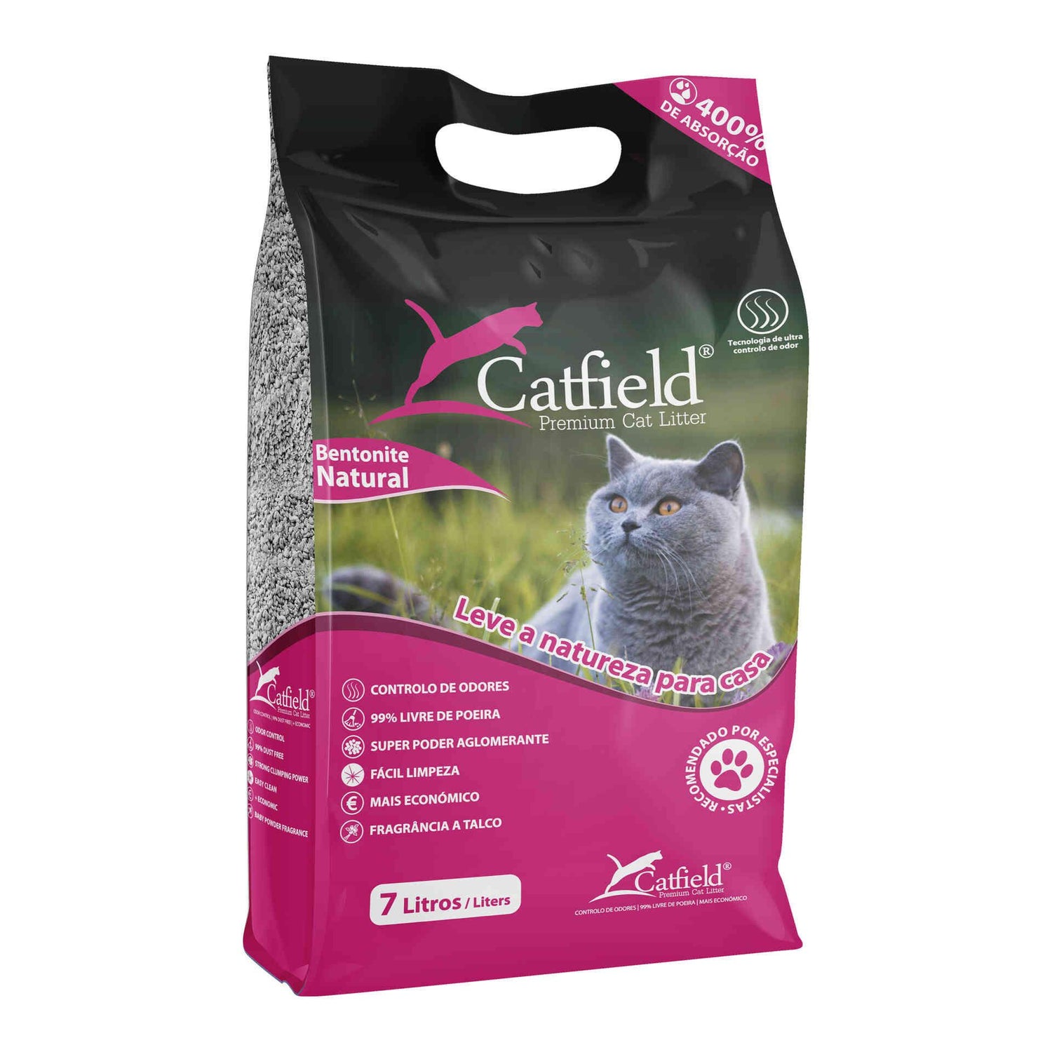 Areia Aglomerante Bentonite Natural Catfield