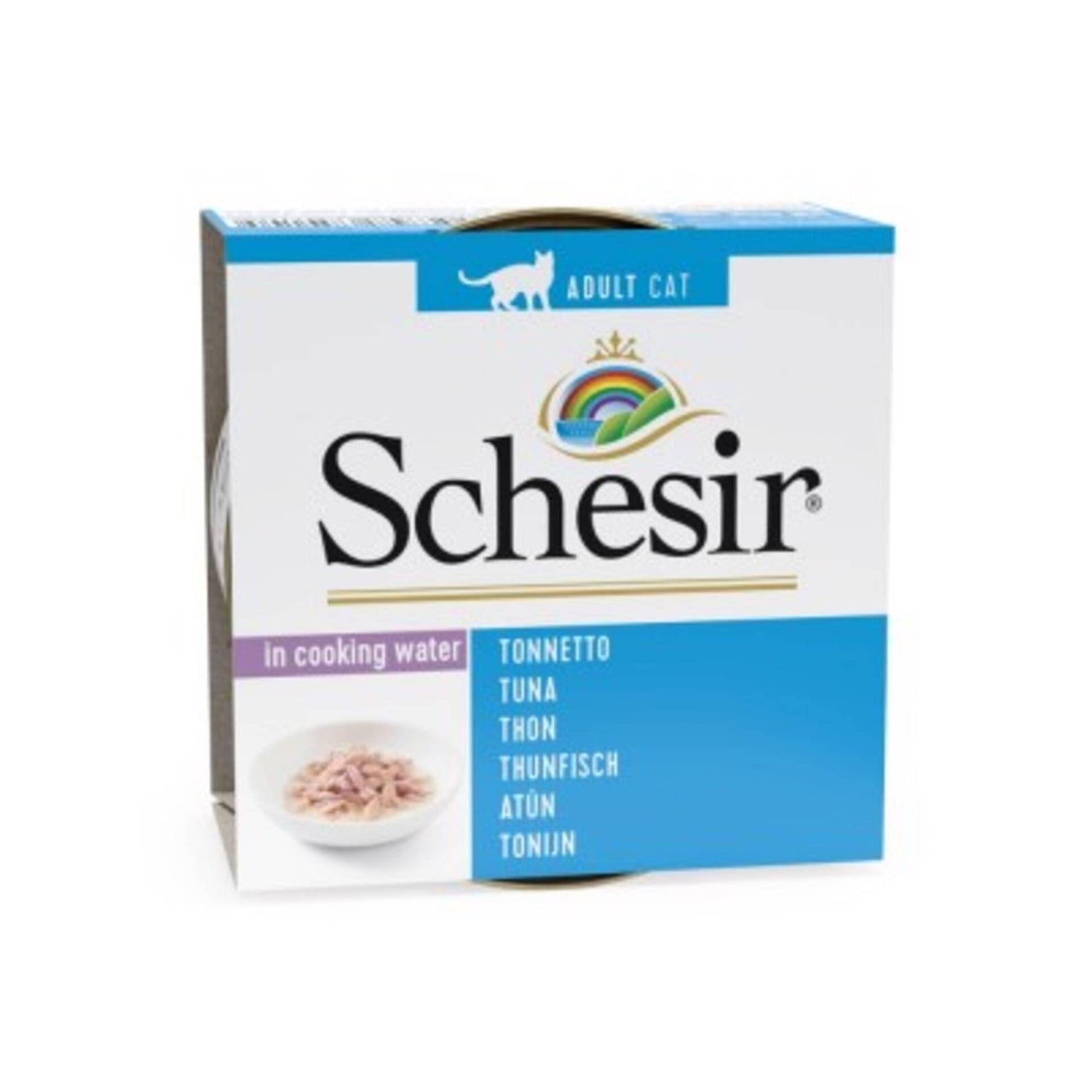 Comida Húmida para Gato Adulto Salmão Lata Schesir