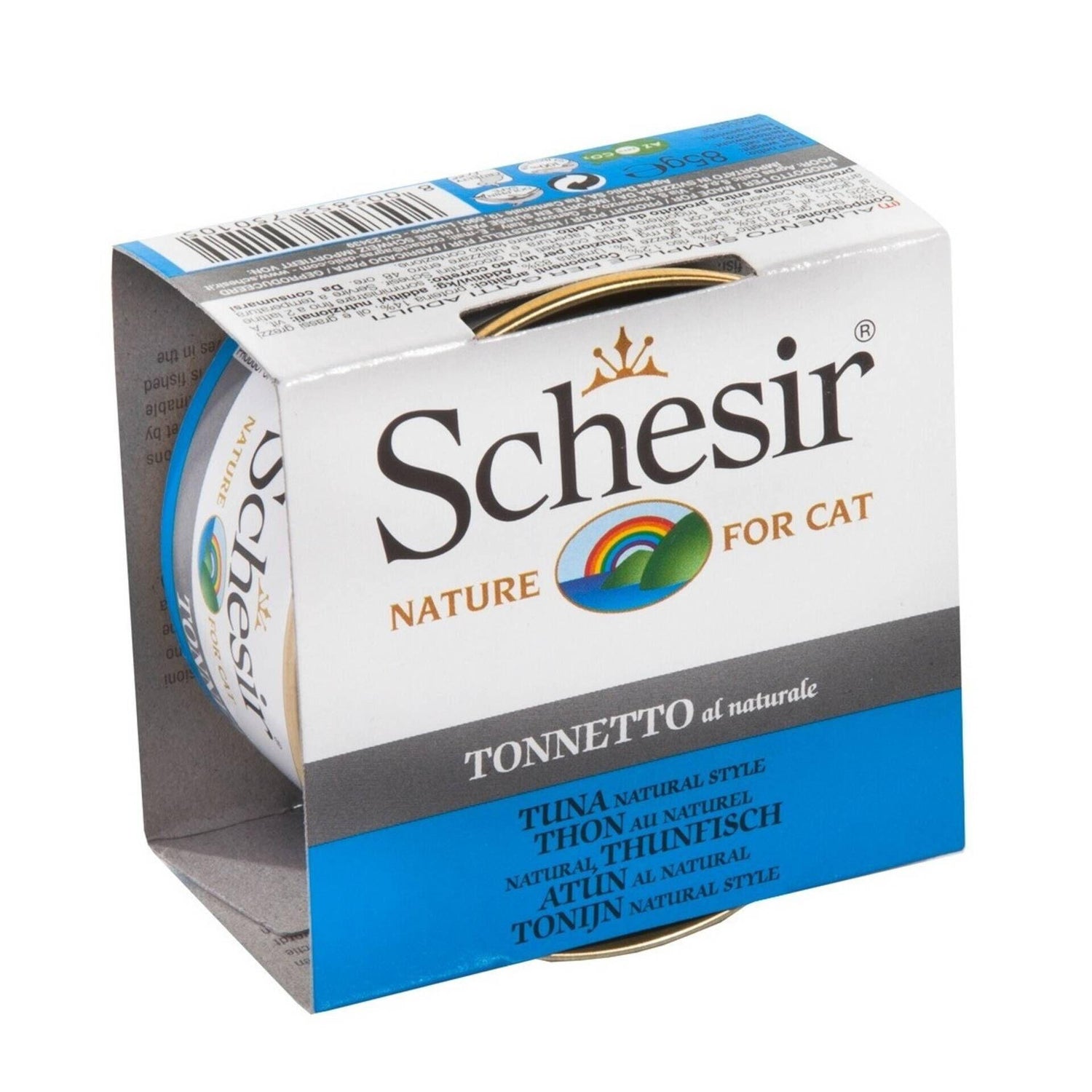 Comida Húmida para Gato Adulto Salmão Lata Schesir