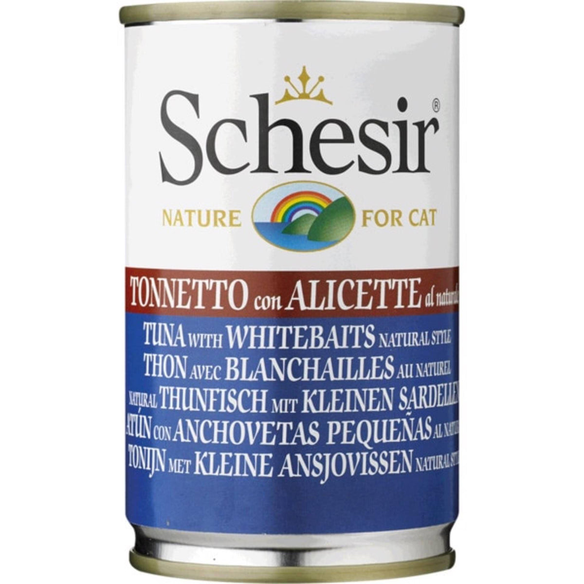 Comida Húmida para Gato Adulto Atum e Sardinha Lata Schesir