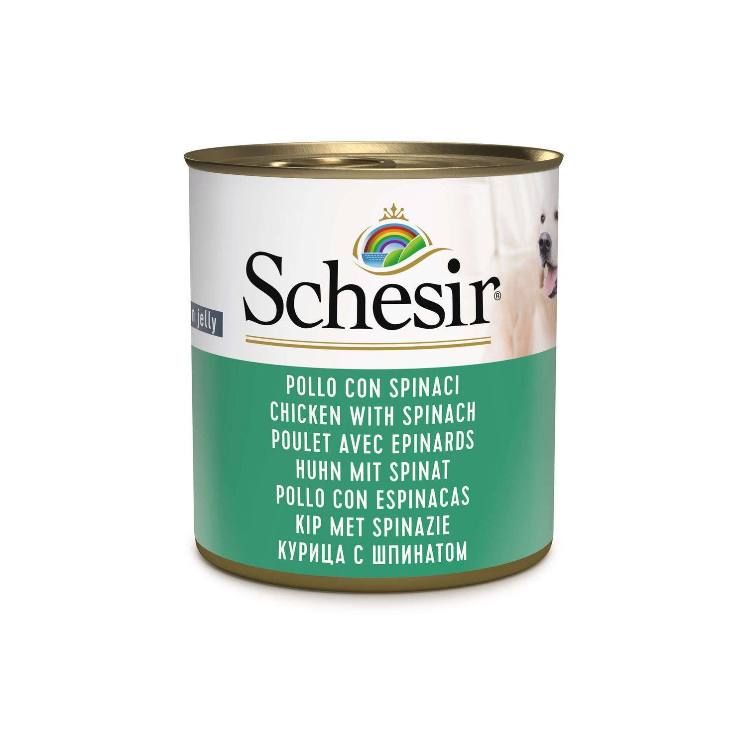Comida Húmida para Cão Frango e Espinafre Schesir