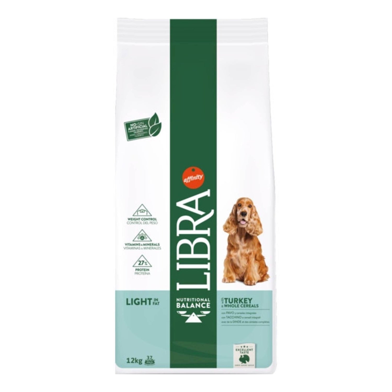 Ração para Cão Adulto Light Peru e Cereais Integrais Libra