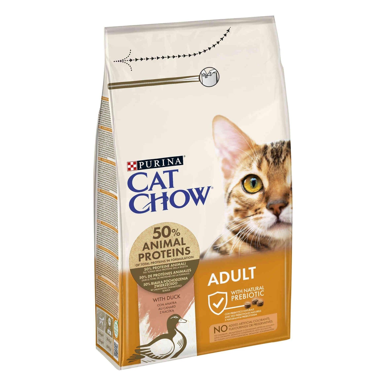 Ração para Gato Adulto Pato Purina Cat Chow
