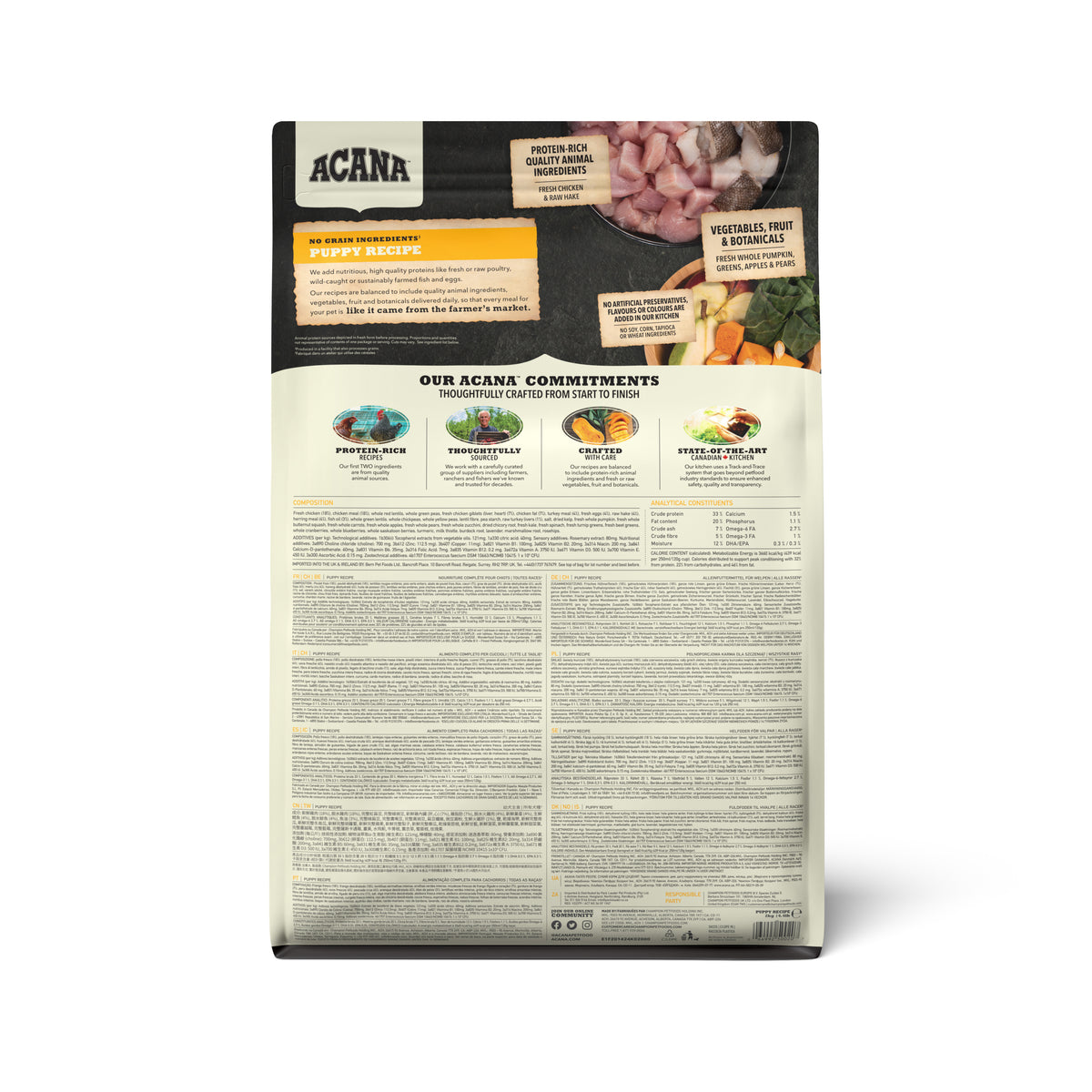 Ração para Cão Júnior Recipe Acana