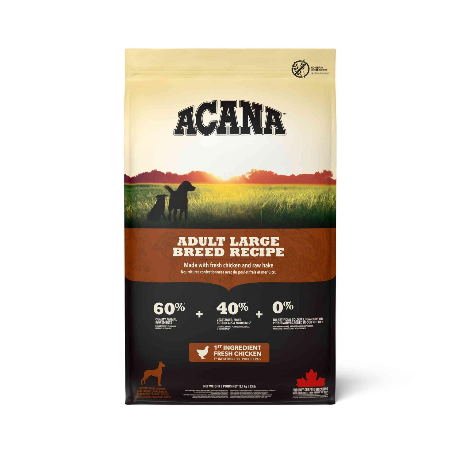 Ração para Cão Adulto Large Breed Recipe Acana