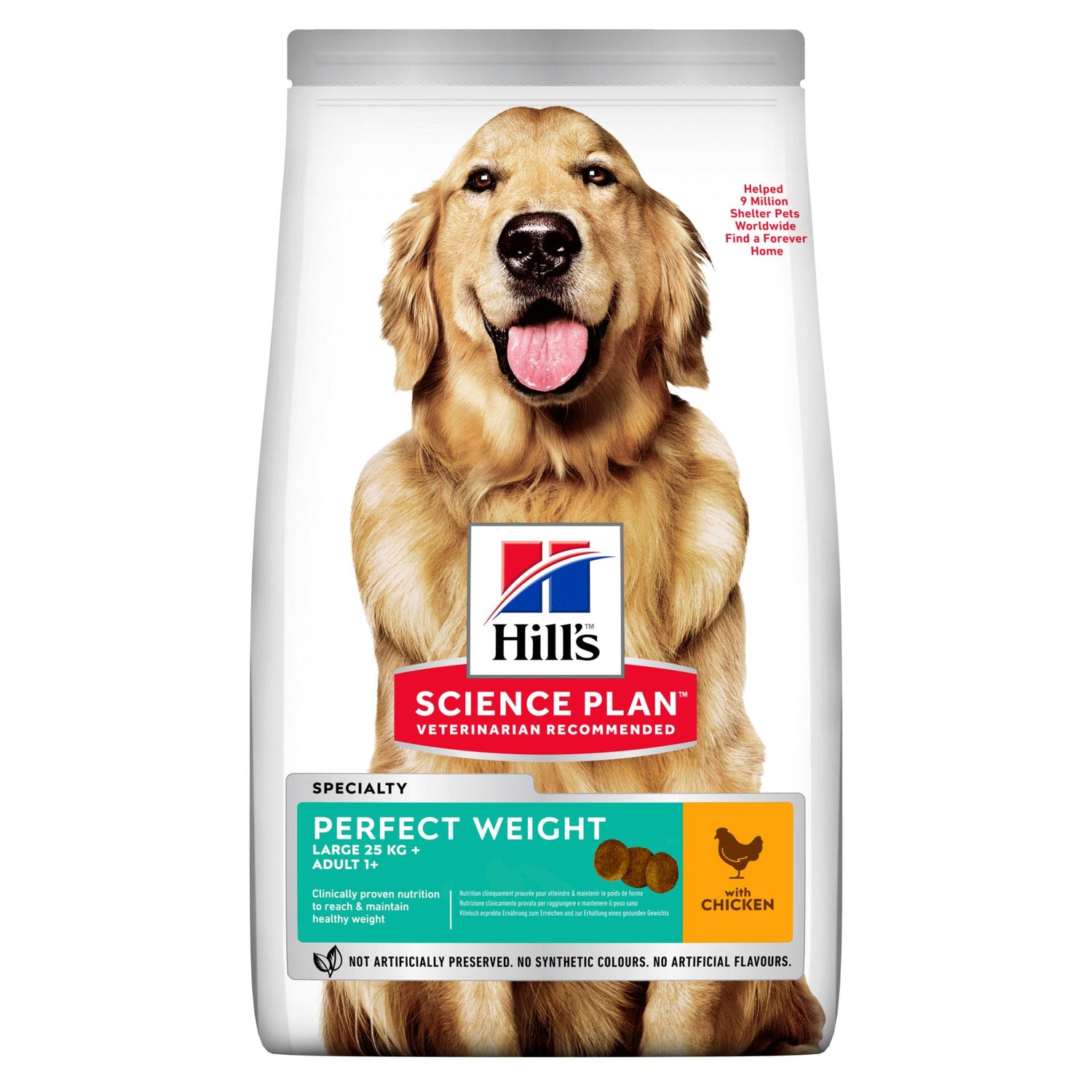 Ração para Cão Adulto Maxi Perfect Weight Frango Hill'S Science Plan