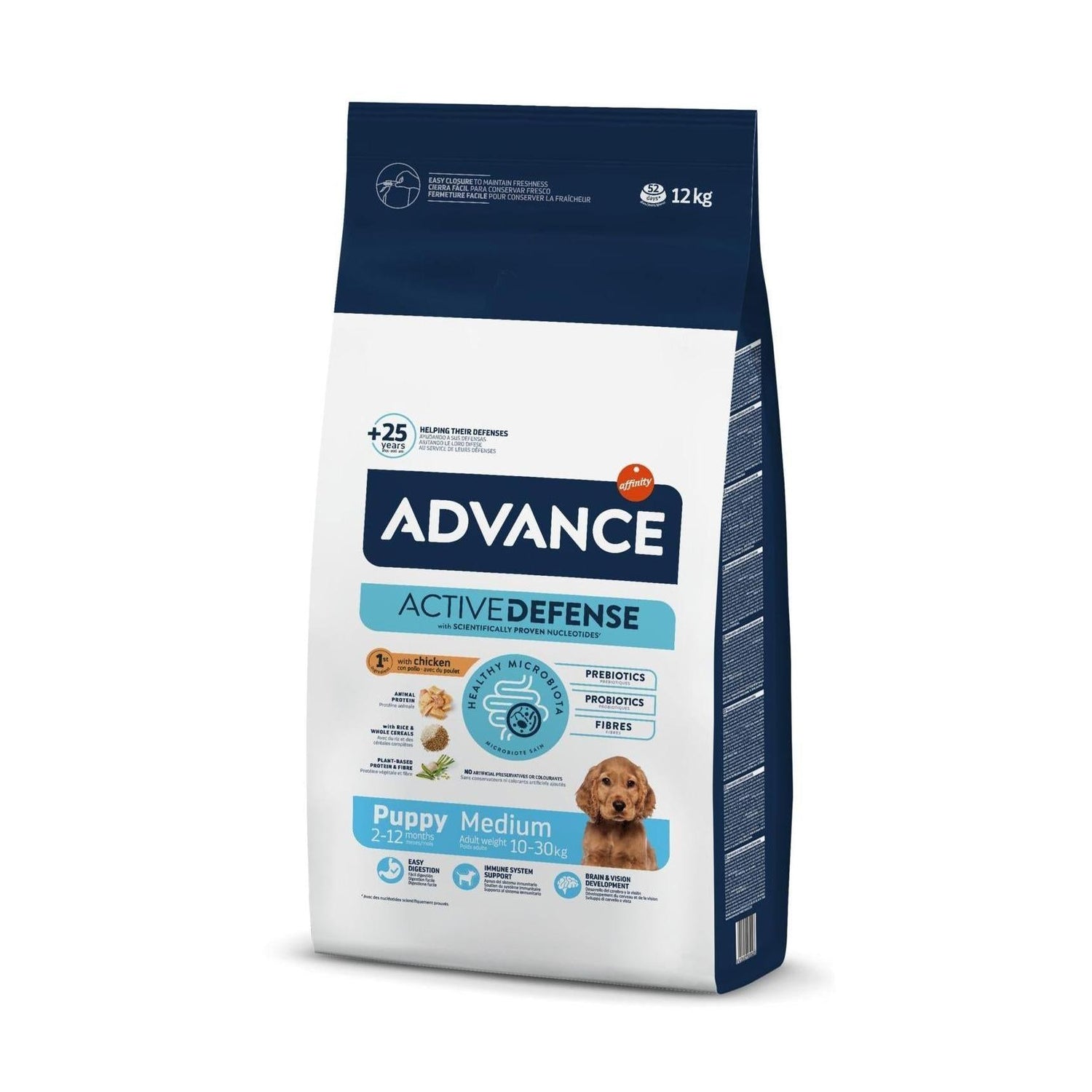 Ração para Cão Júnior Médio Frango e Arroz Affinity Advance