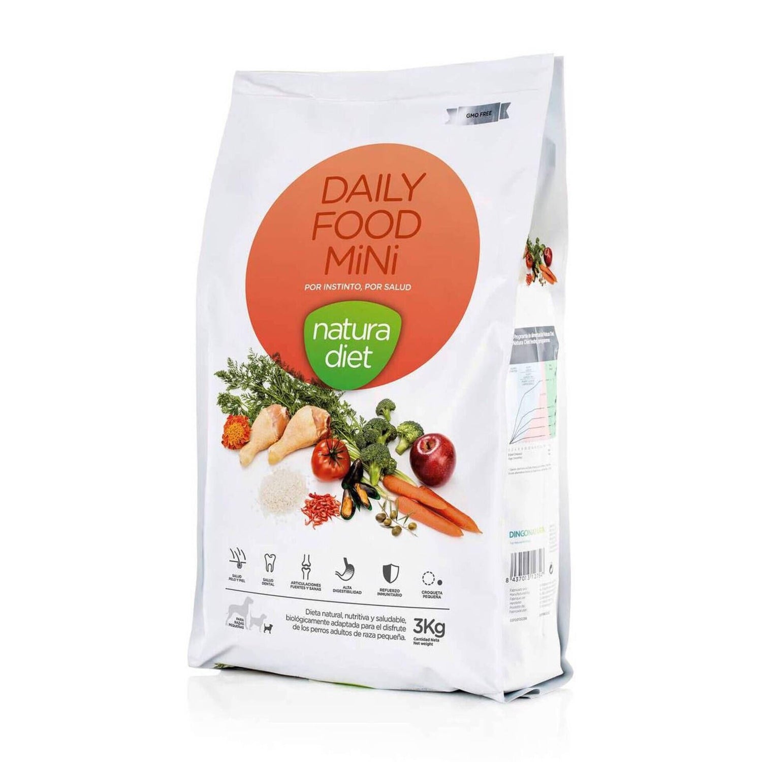 Ração para Cão Adulto Mini Daily Food Natura Diet