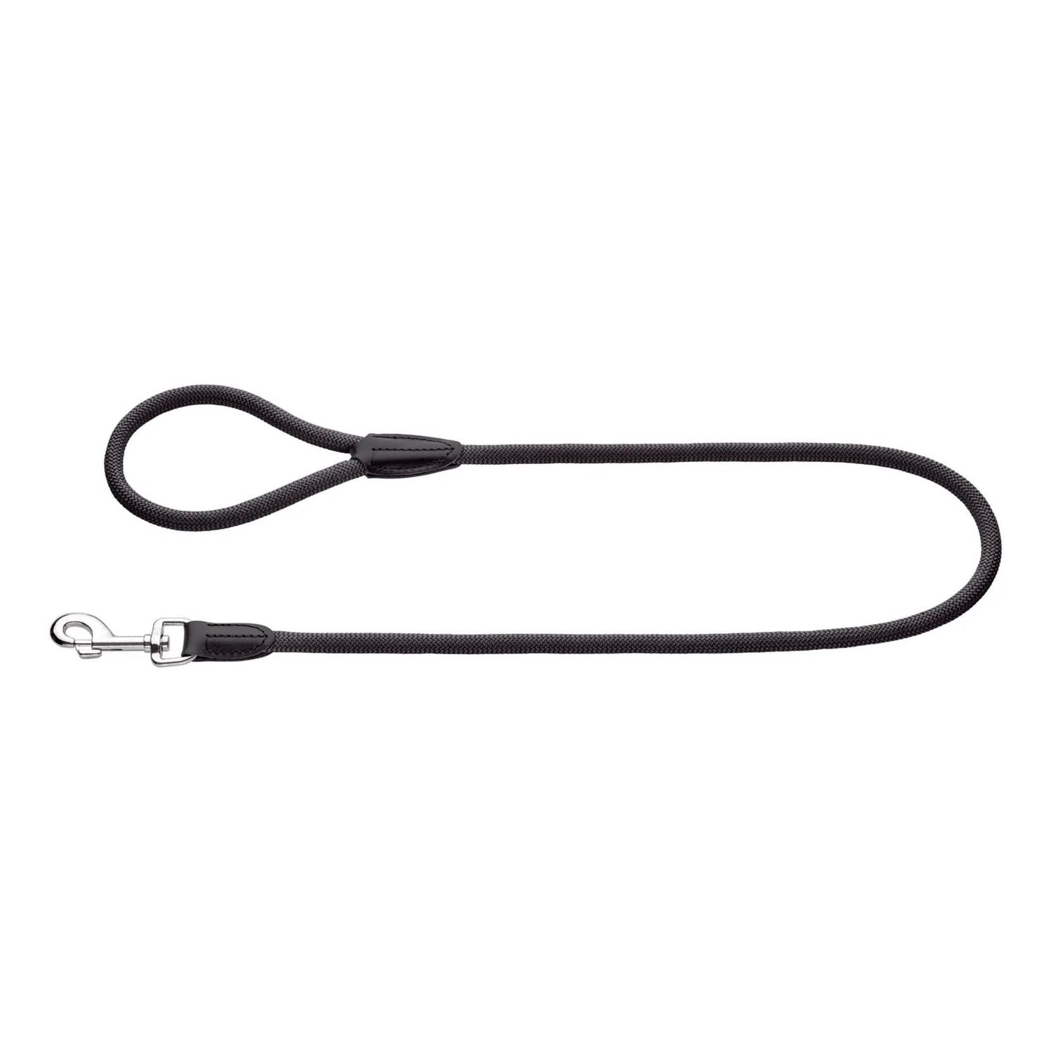 Trela para Cão Nylon Preta Hunter