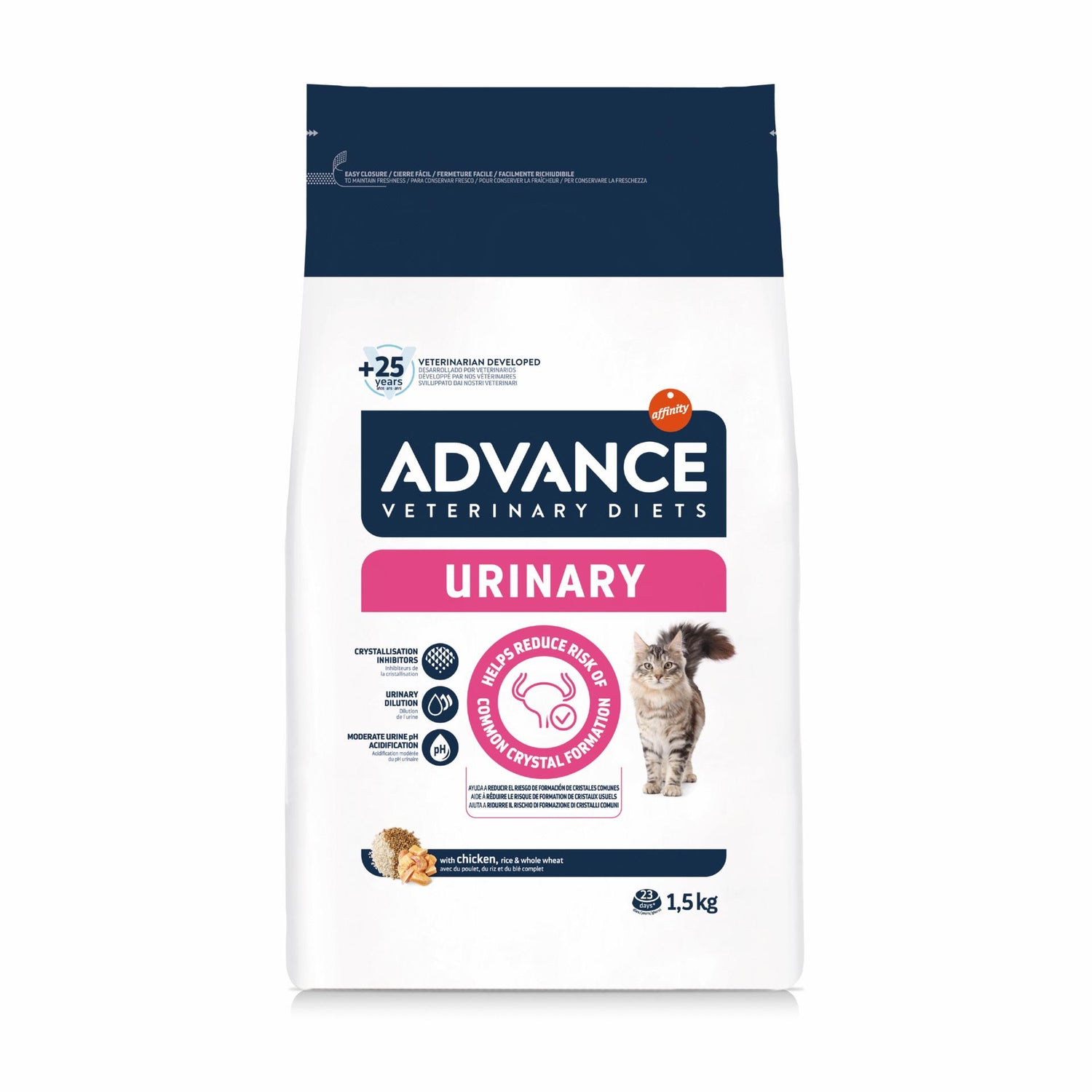 Ração para Gato Adulto Urinary Affinity Advance Veterinary Diets