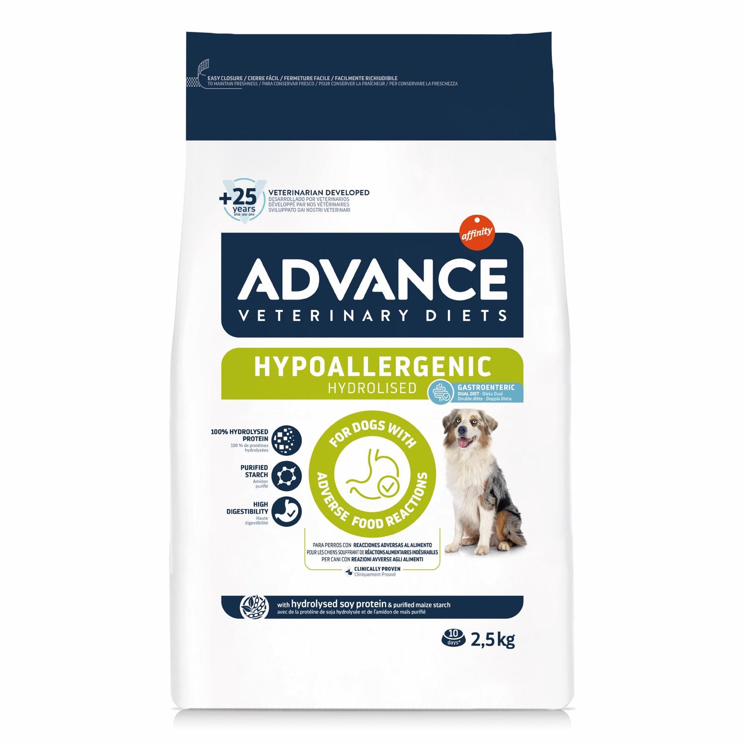 Ração para Cão Adulto Hypoallergenic Affinity Advance Veterinary Diets